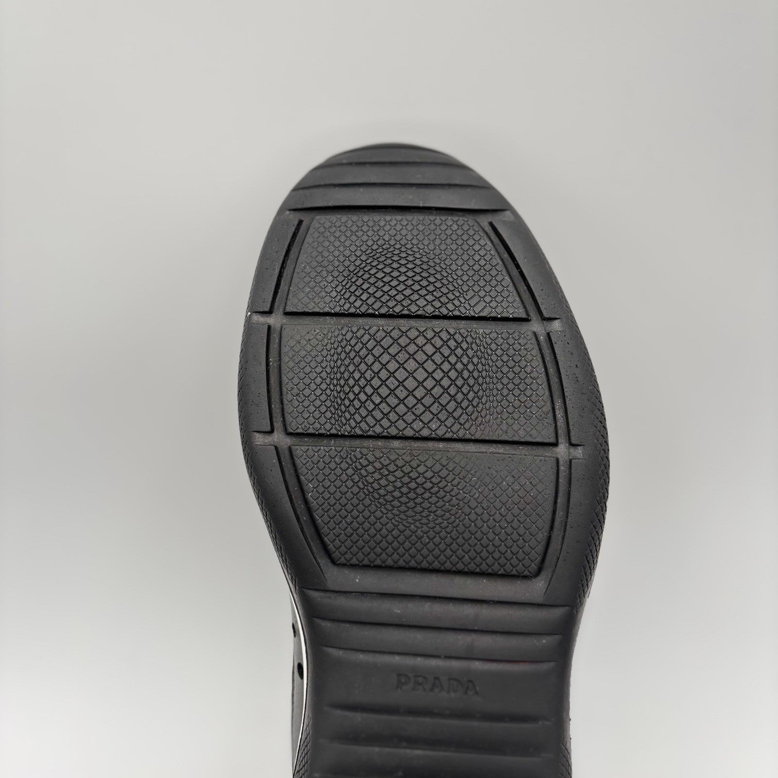 Size 8 UK (9 US) - Prada Cup High Top ‘ Black, Grey ‘