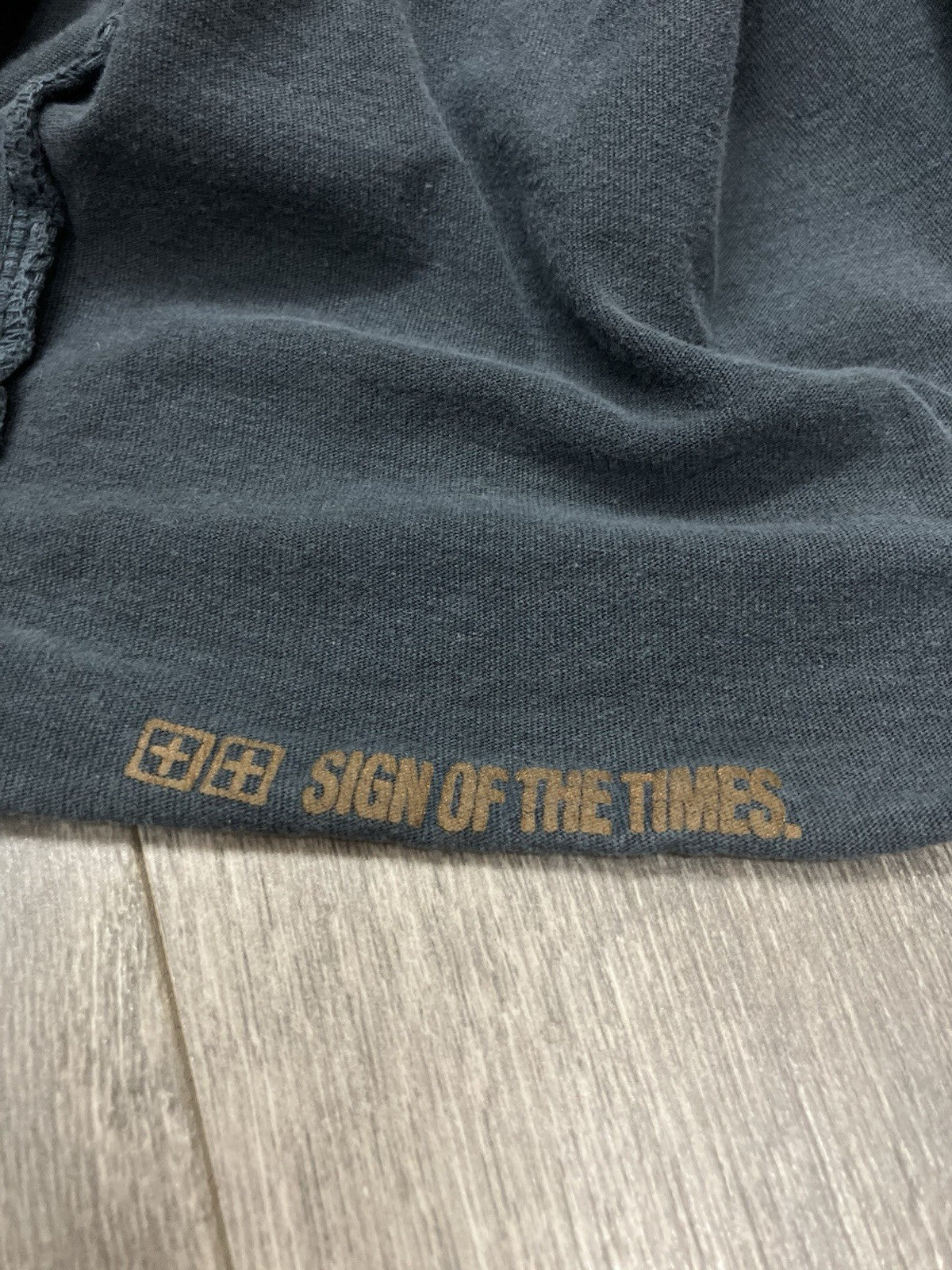 Size Small - Ksubi Sign Of The Times T-Shirt ' Blue ' | GOOD CONDITION!