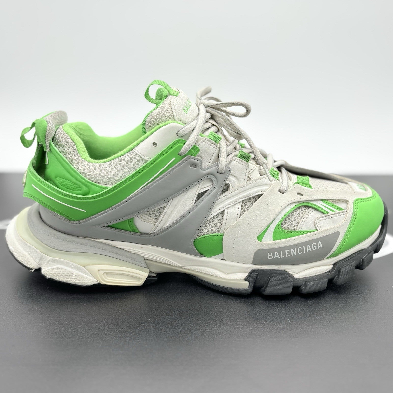 Size 46 (13 US) - Balenciaga Track ' Grey Fluo Green ' | GREAT CONDITION!