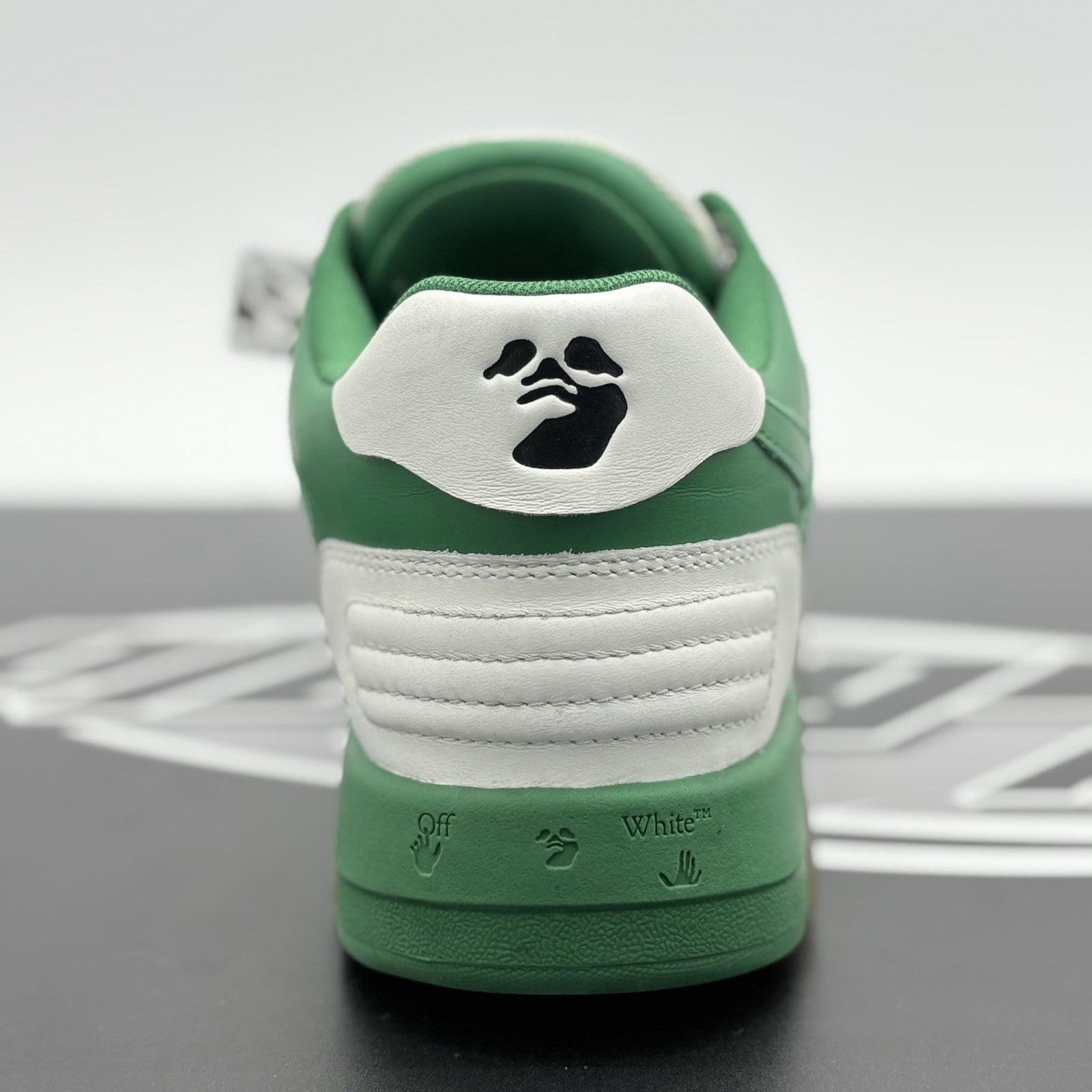 Size 42 (9 US) Off-White Out of Office ' Green White ' | GREAT CONDITION!