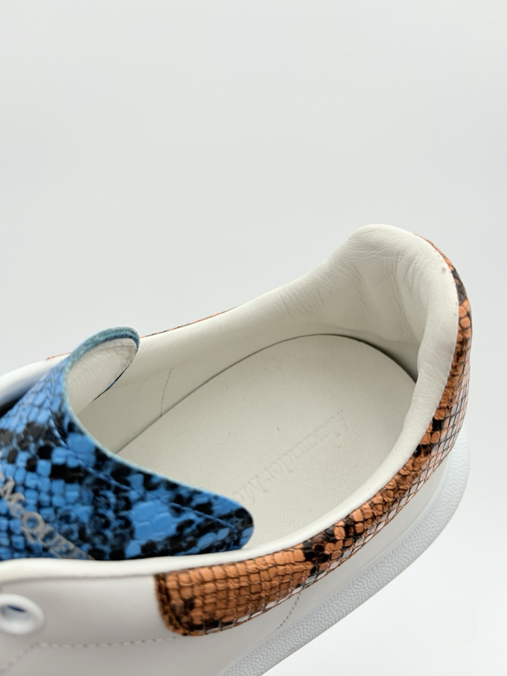 Size 45 (12US) Alexander McQueen ' White Multi Snake Print ' | ONLY WORN 1-3x