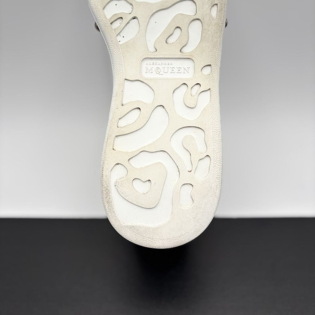 Size 41 (8 US) - Alexander McQueen Oversized Studded ' White Black ' | GREAT!