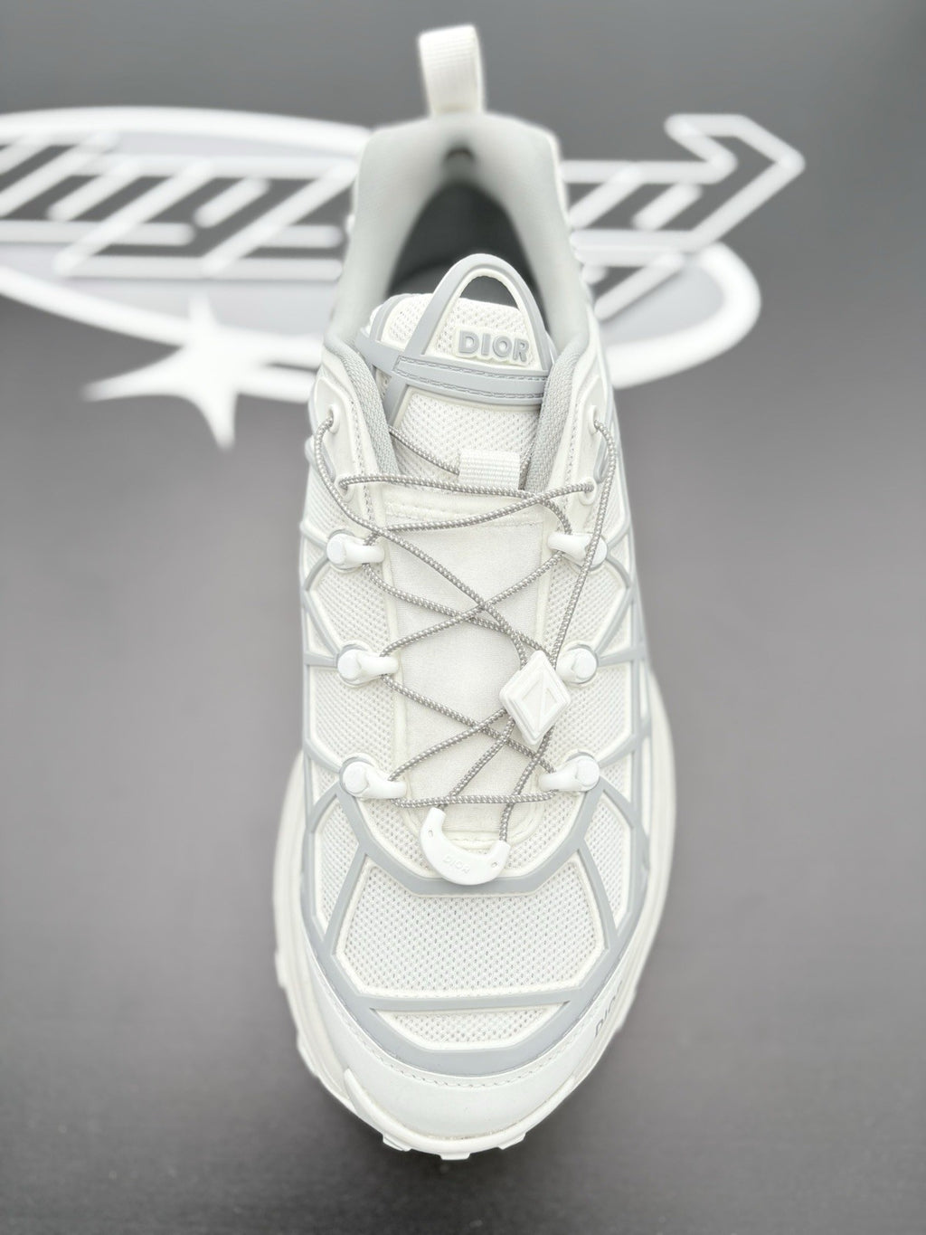 Size 41 (8 US) - Dior B31 Runner ' White Grey ' | ONLY WORN ONCE!