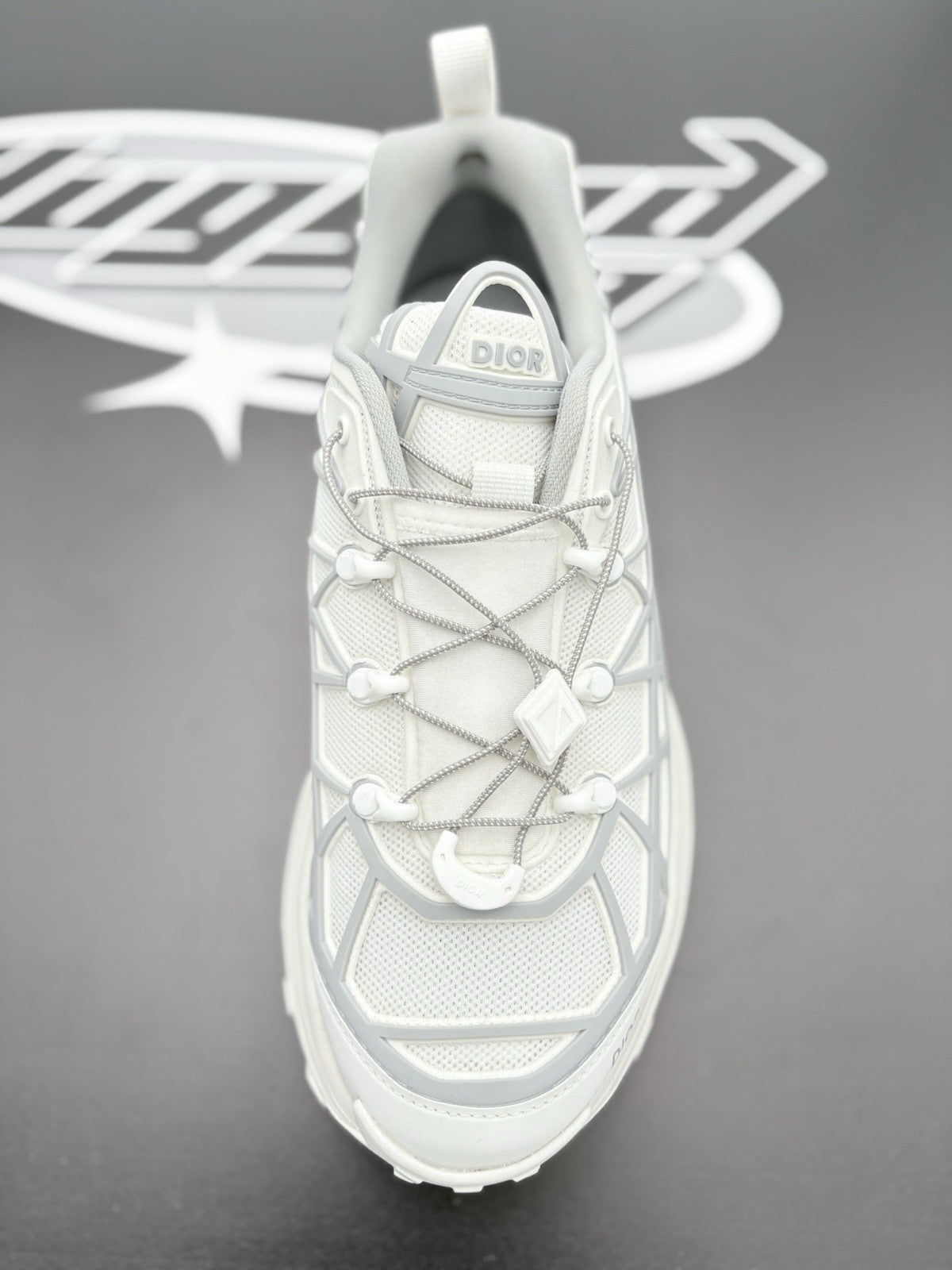 Size 41 (8 US) - Dior B31 Runner ' White Grey ' | ONLY WORN ONCE!