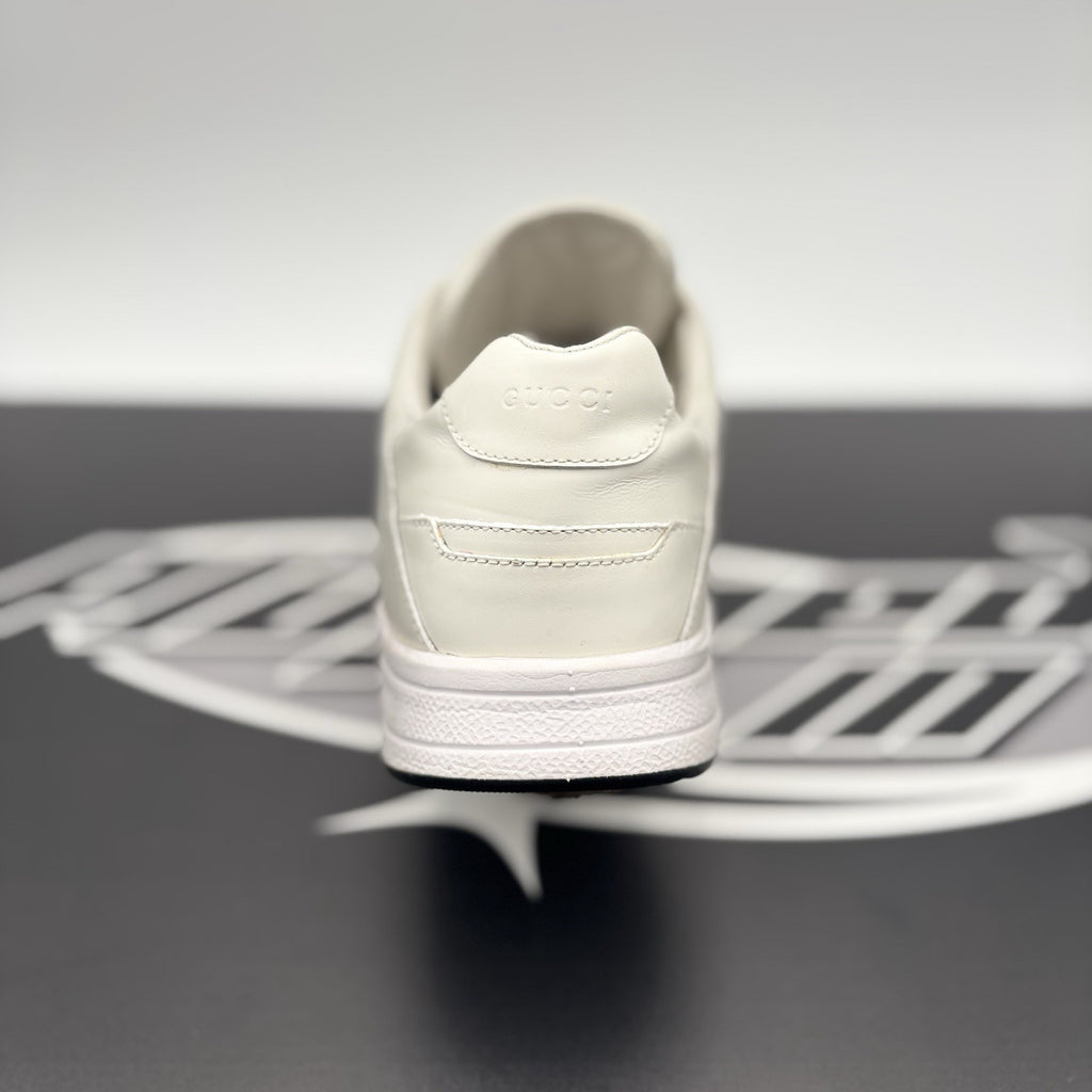 Size 6 G (6.5 US) - Gucci Leather Low Top ' White ' | GOOD CONDITION!
