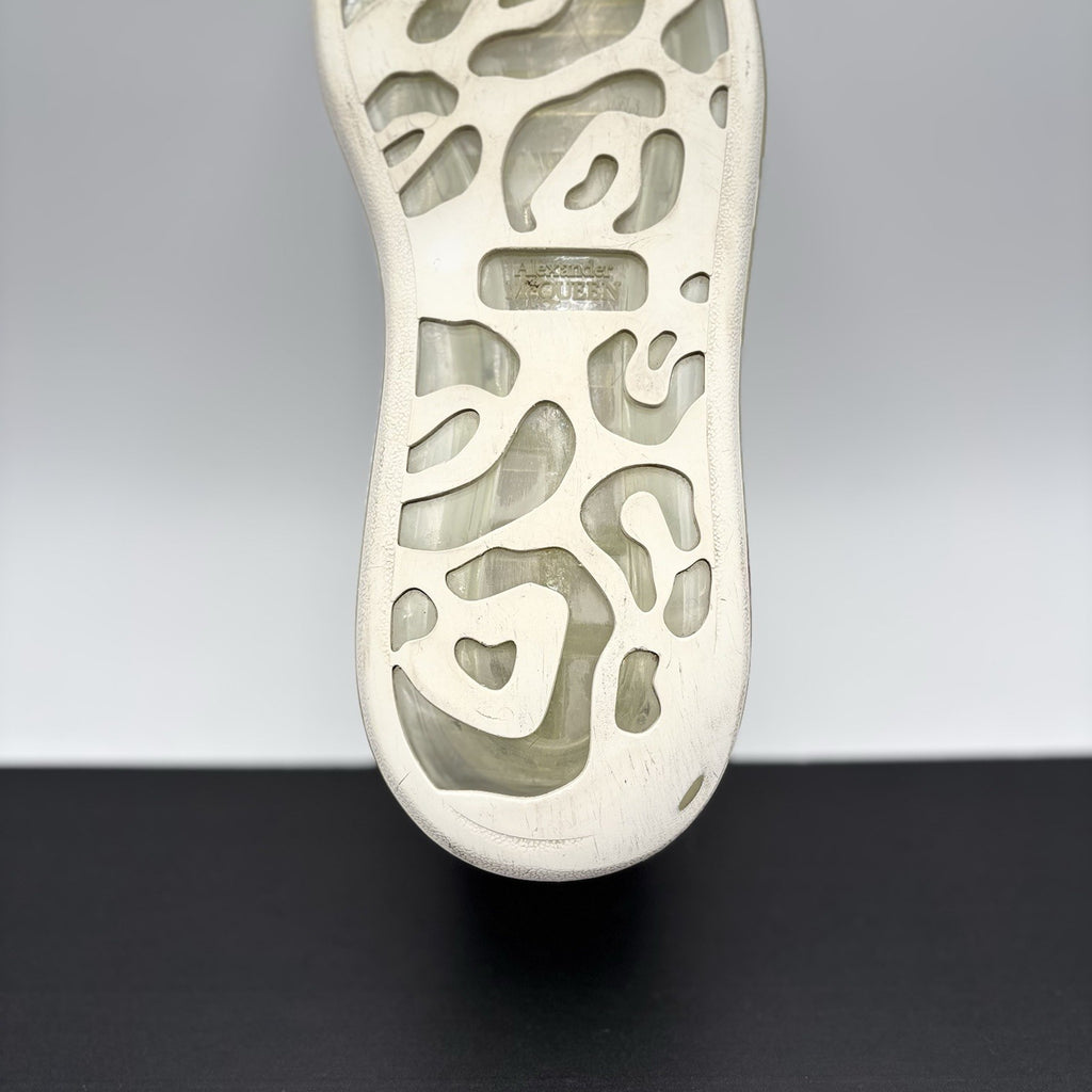 Size 45 EU (12 US) - Alexander McQueen ‘ White Clear Sole ‘