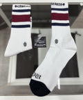 Size Medium (6-9 US) - Chrome Hearts Miami Socks ' White ' | NEW!