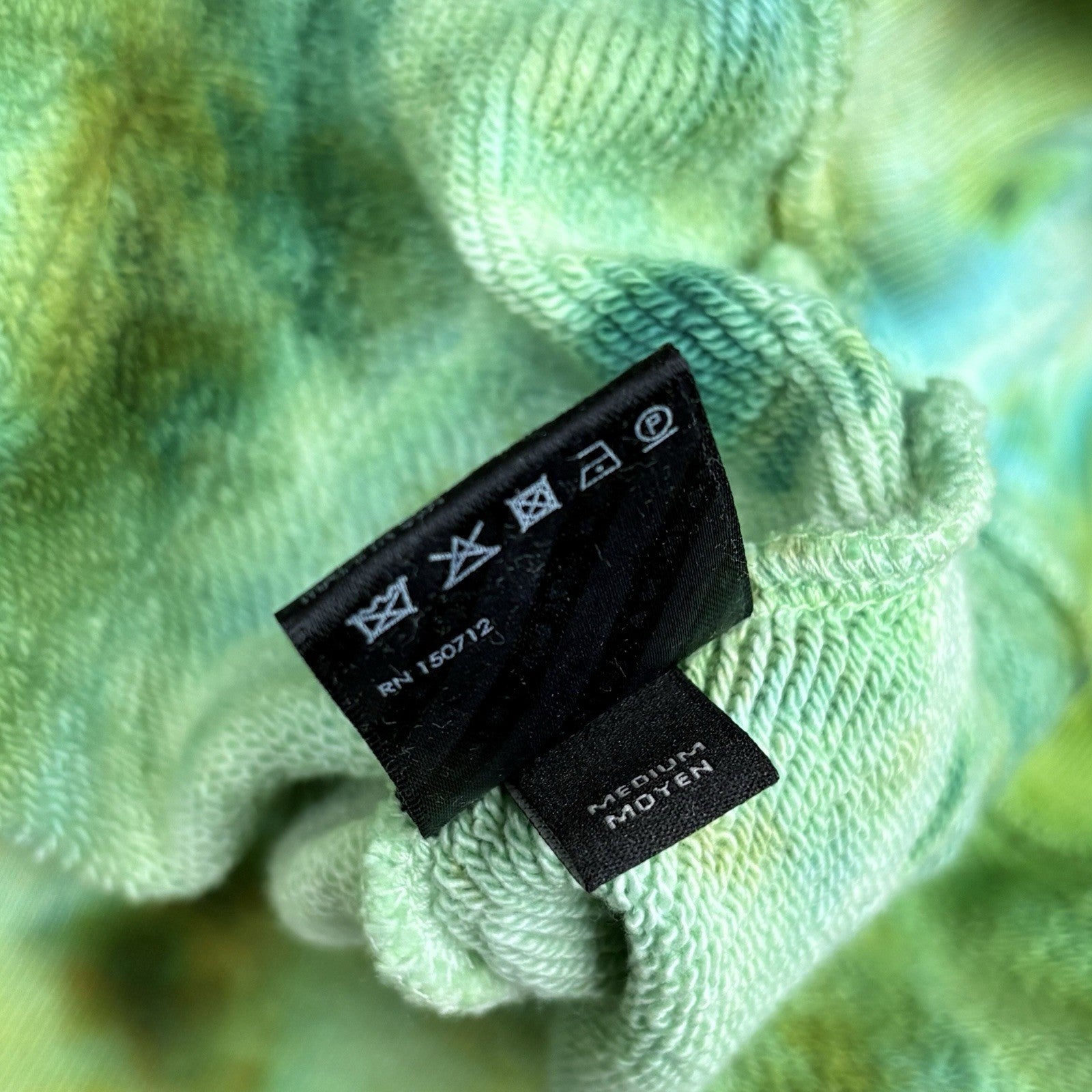 Size M - Amiri Tie Dye Bones Hoodie ' Green ' | GREAT CONDITION!