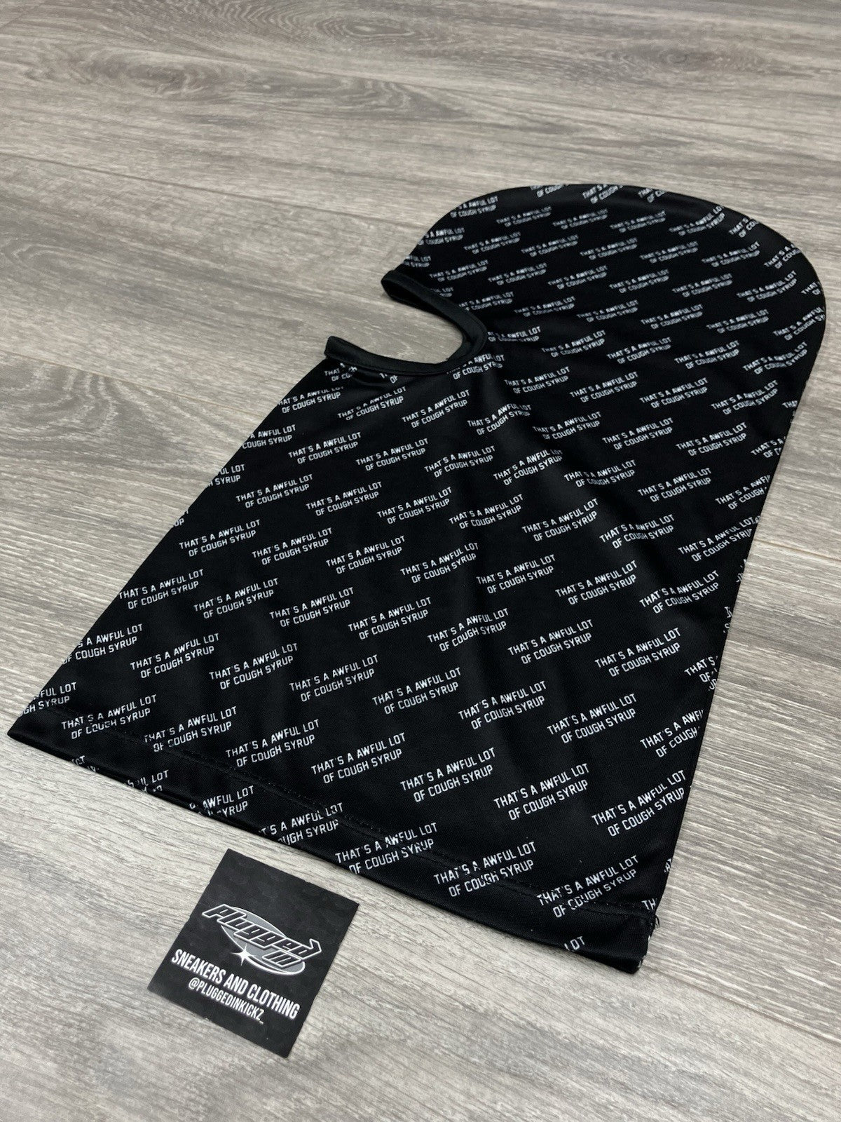 Thats A Awful Lot Of Cough Ski Mask ' Black, White ' | NEW!