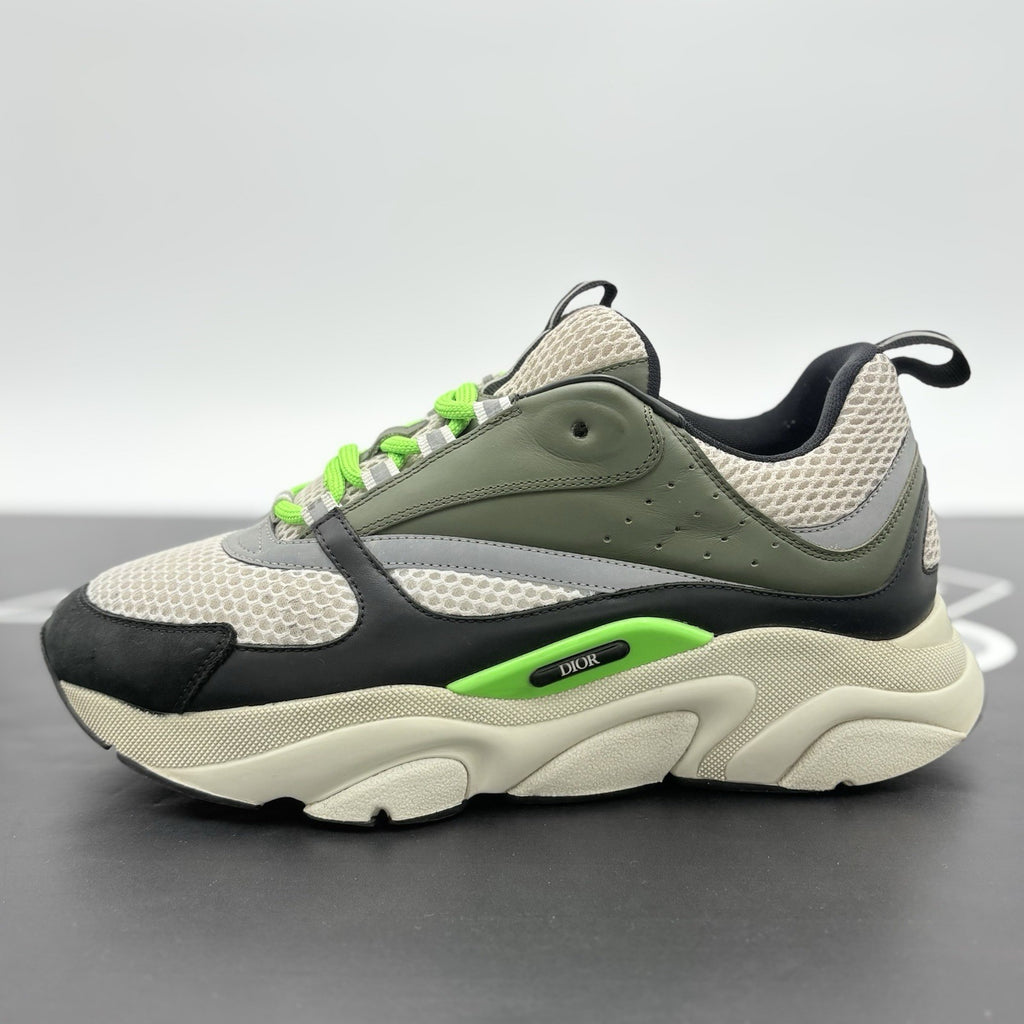 Size 42 (9 US) - Dior B22 Sneaker ' Khaki Pistachio '