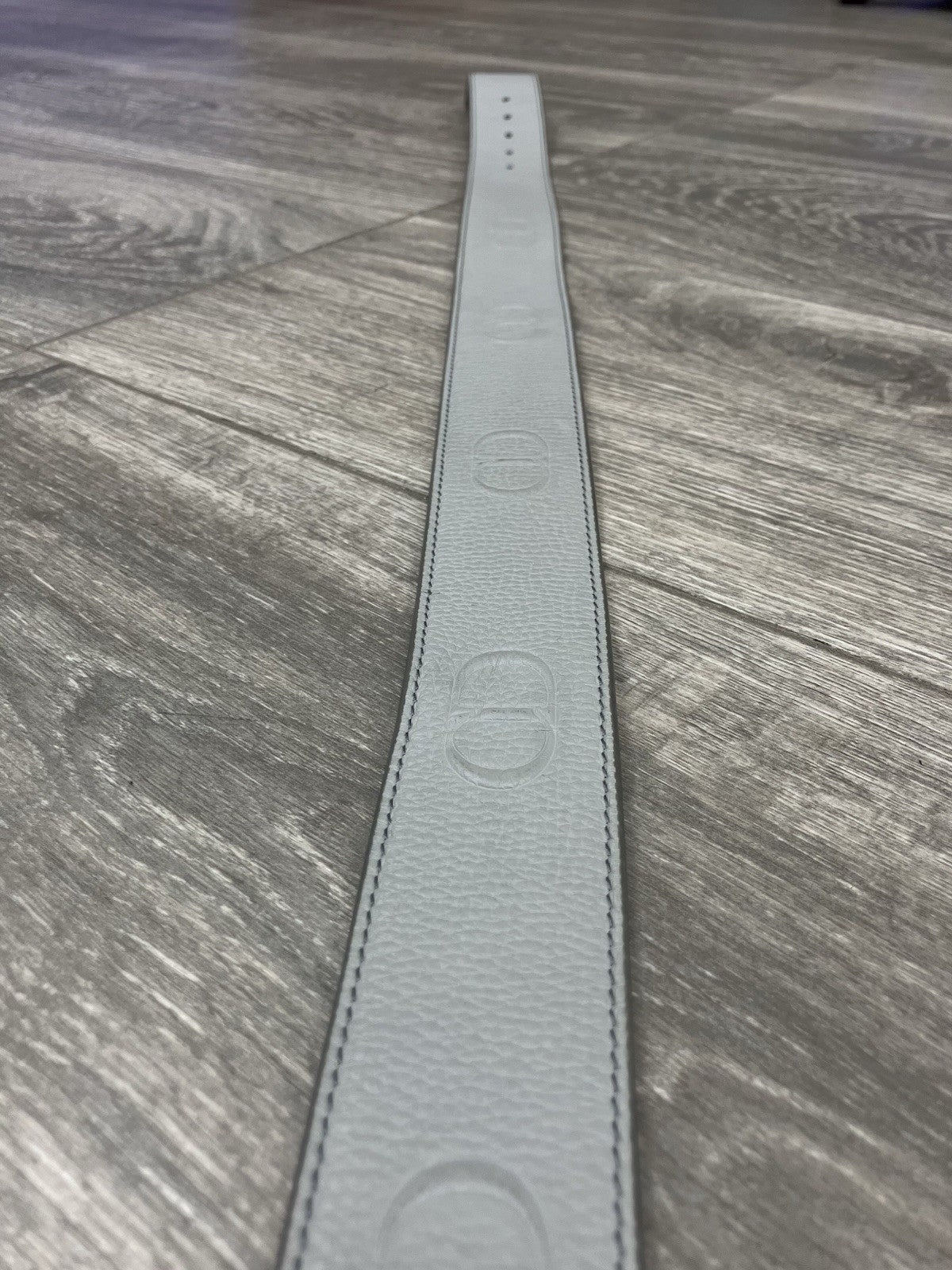 Size 90/36 - Dior CD Buckle Belt ' Leather Gray ' | GOOD CONDITION!