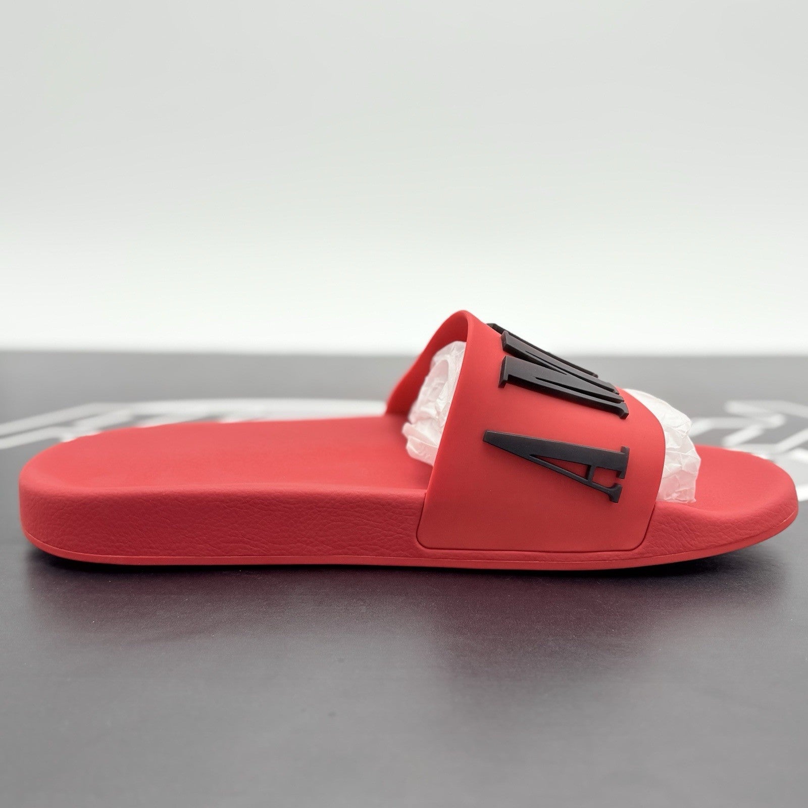 Size 45 - Amiri Logo Slides ' Red ' | BRAND NEW!