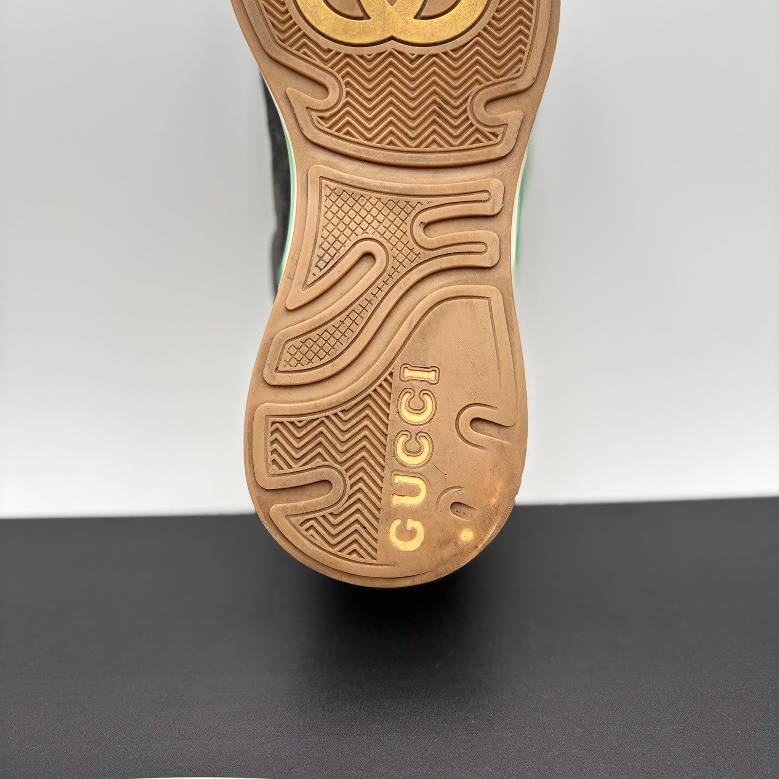 Size 10 G (10.5 US) - Gucci Ultrapace ' Green Tejus Printed ' | GOOD CONDITION!