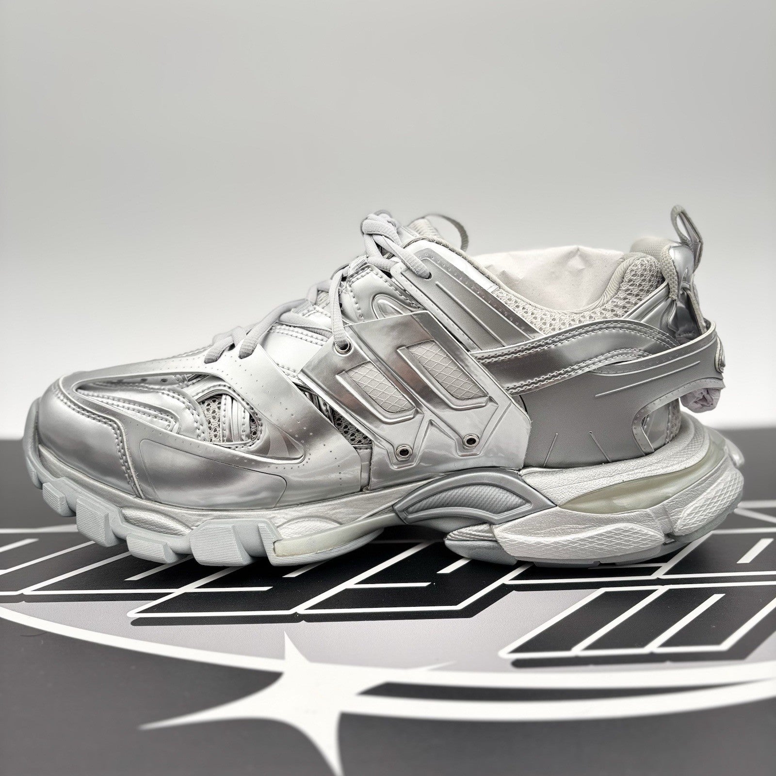 Size 43 EU (10 US) - Balenciaga Track ' Triple Silver ' | BRAND NEW!
