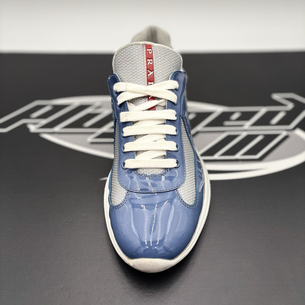 Size 7 UK (8 US) - Prada Americas Cup ' Aviation Blue, Silver' | GOOD CONDITION!