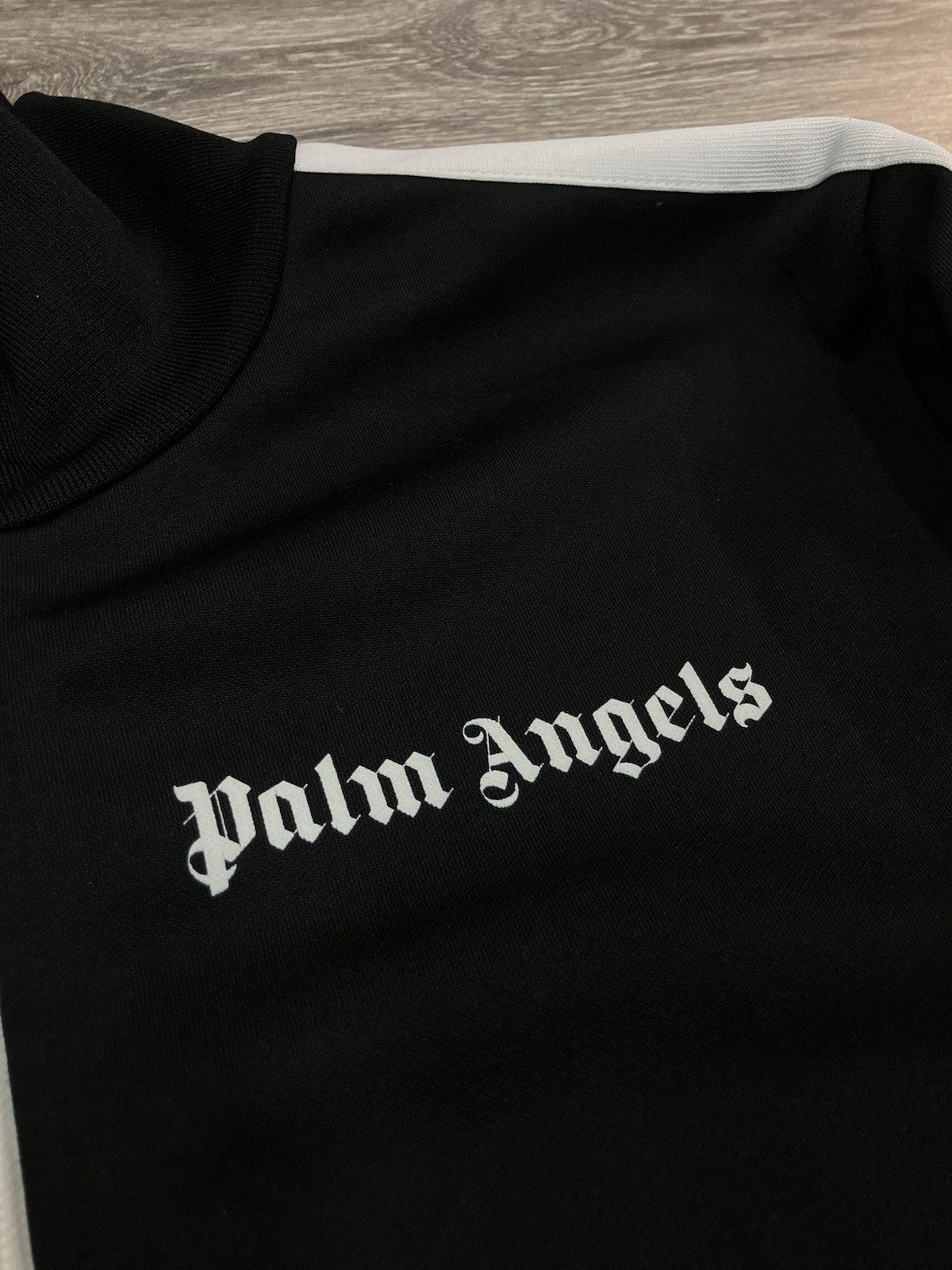 Size L - Palm Angels Classic Track Jacket ' Black White '