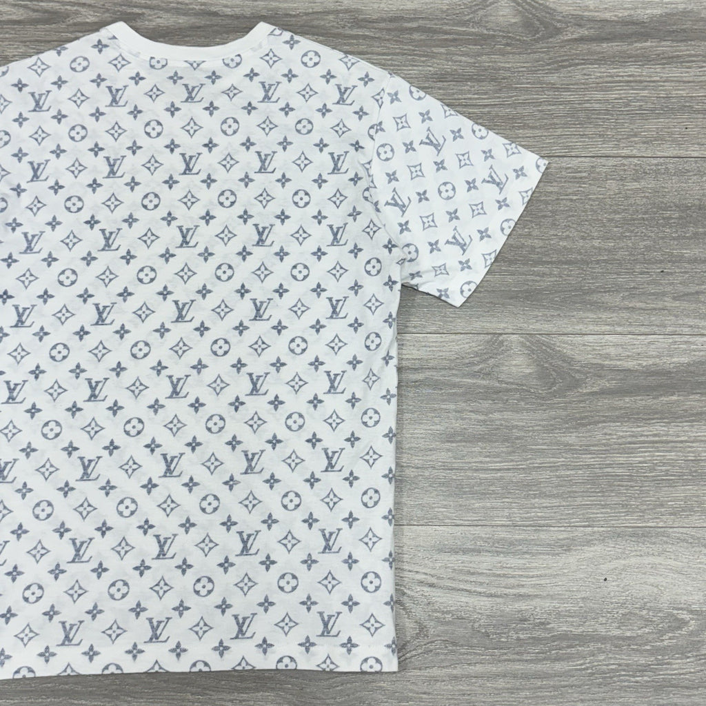 Size M - Louis Vuitton Monogram Printed With Chain ' White Blue ' | SUPER CLEAN!