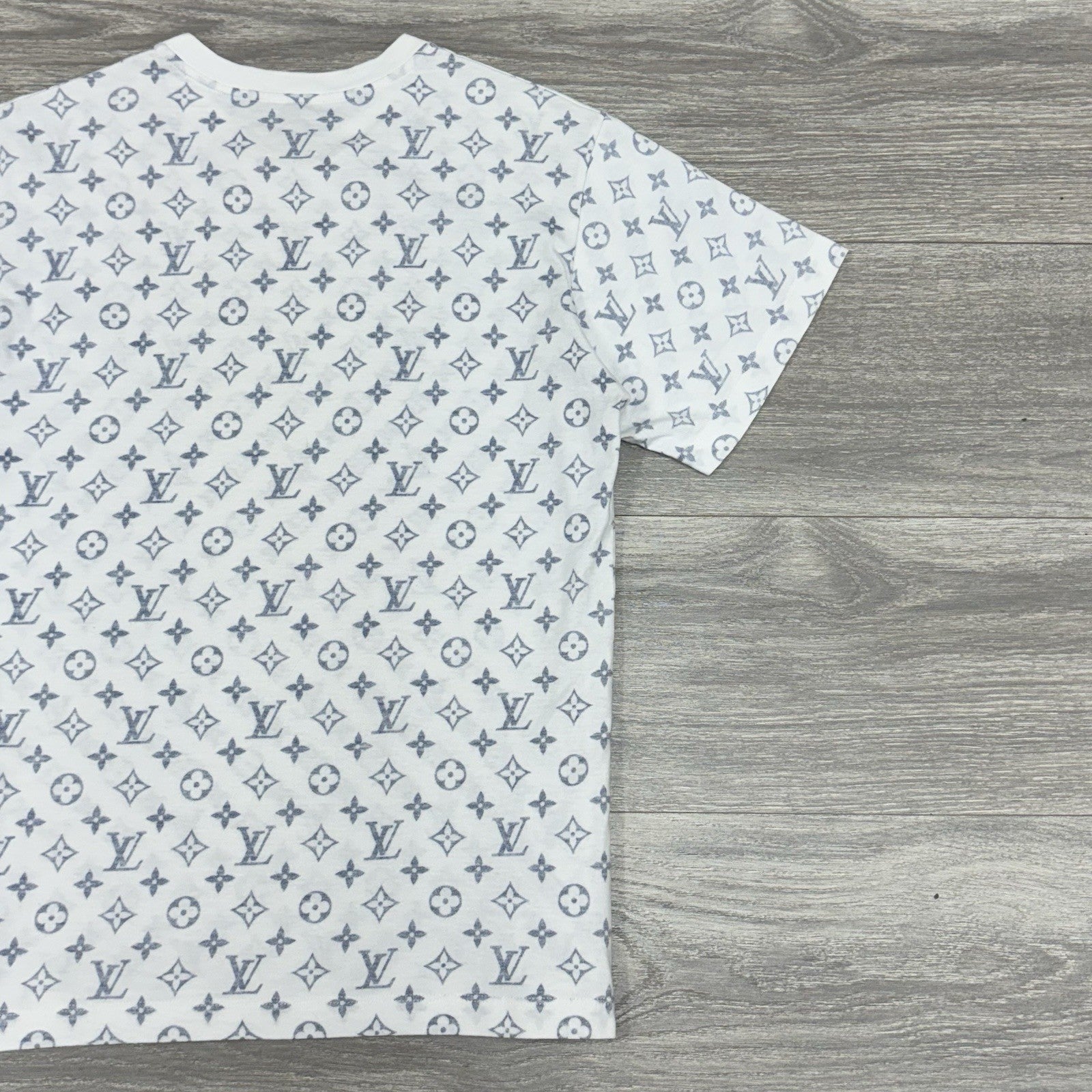 Size M - Louis Vuitton Monogram Printed With Chain ' White Blue ' | SUPER CLEAN!