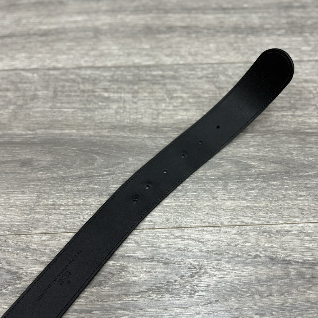 Gucci Belt GG Leather Interlocking Buckle ' Black ' | SUPER CLEAN!