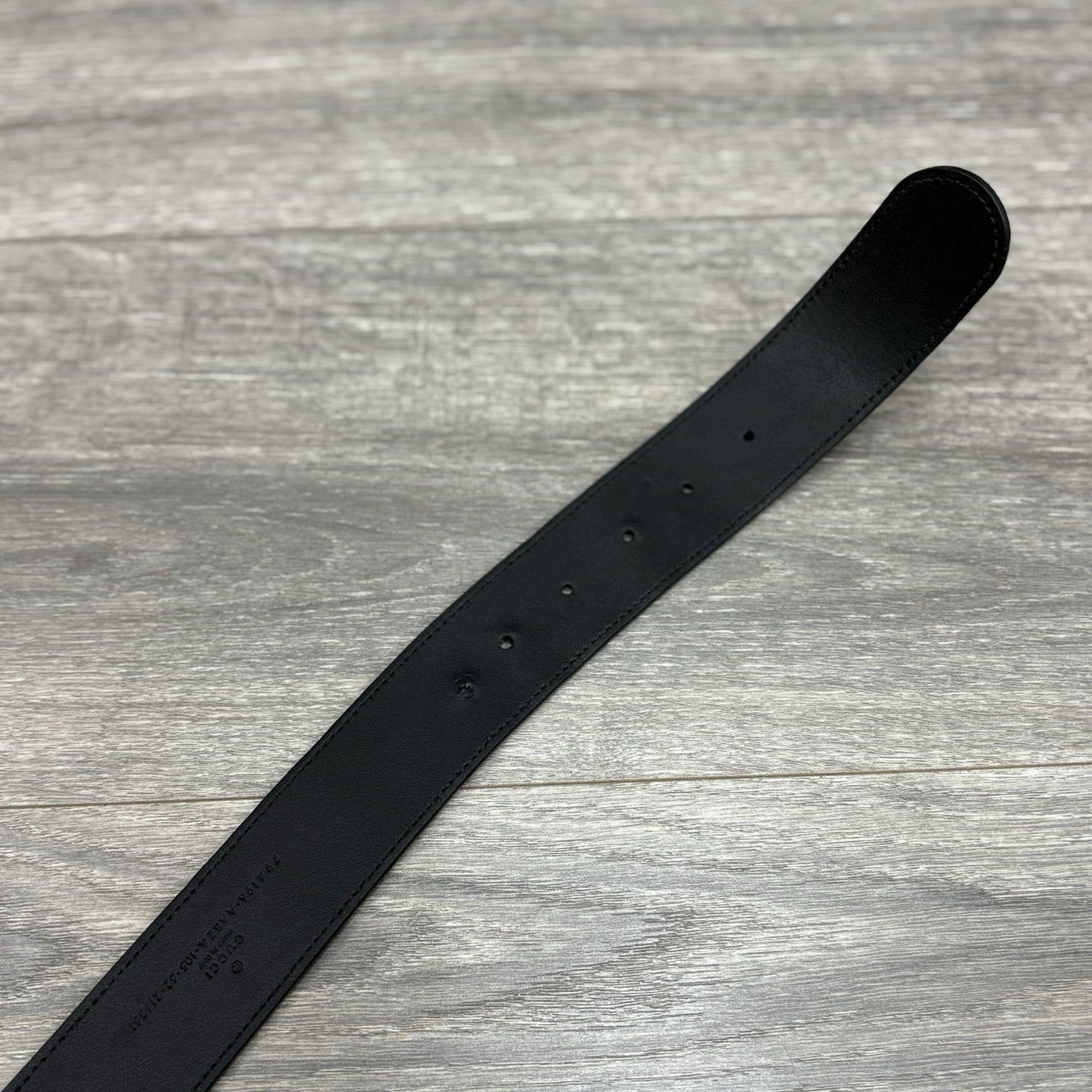 Gucci Belt GG Leather Interlocking Buckle ' Black ' | SUPER CLEAN!