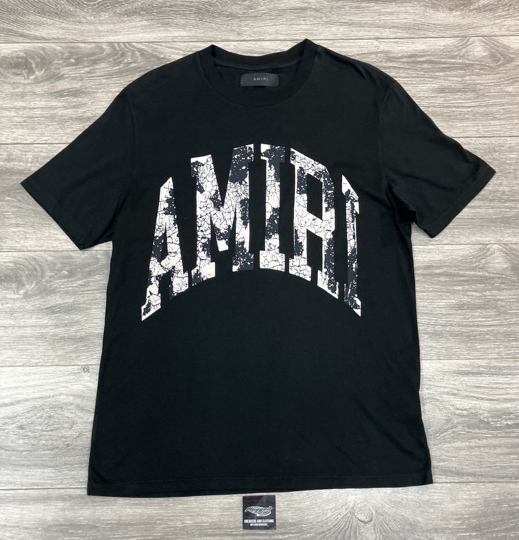 Size Small - Amiri Collegiate Logo Tee ' Black ' | GOOD CONDITION!