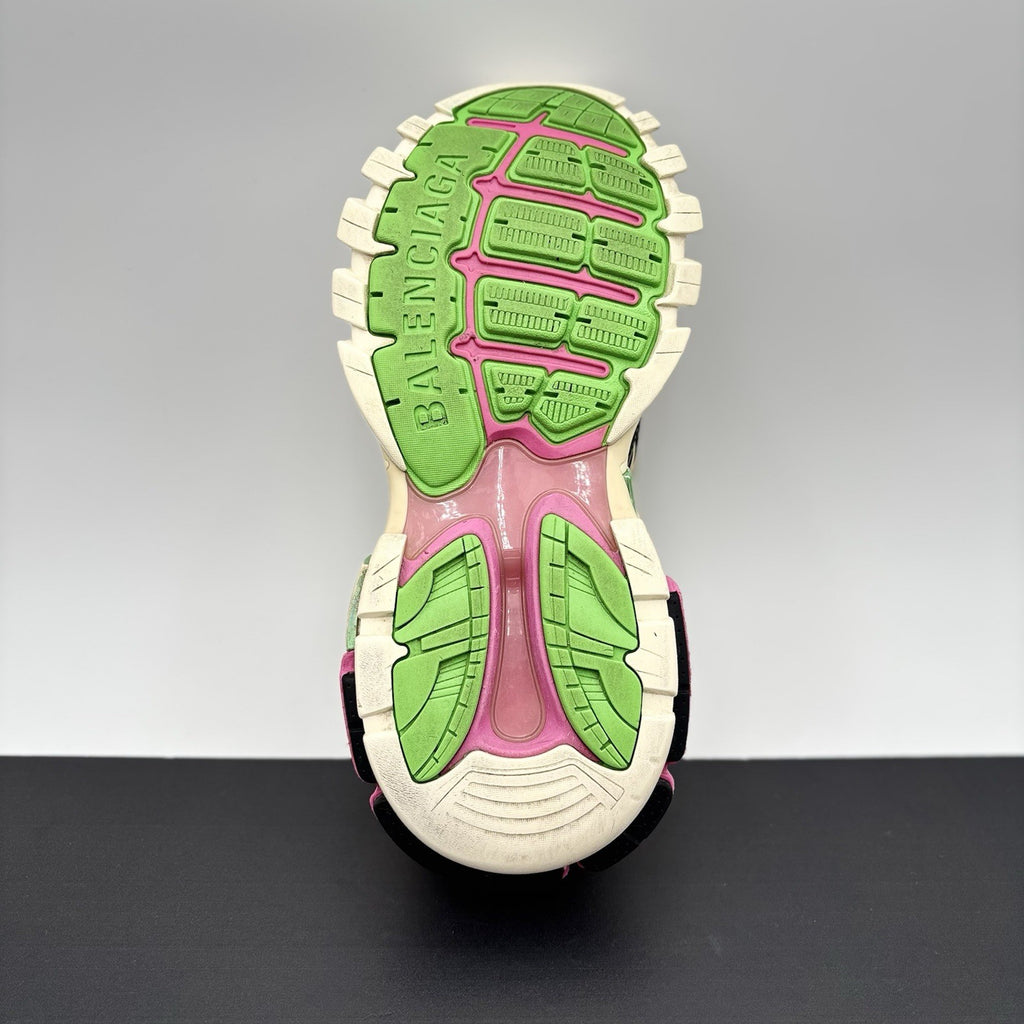 Size 41 (8 US) - Balenciaga Track 2 Trainer ' White, Purple, Green ' | GOOD!