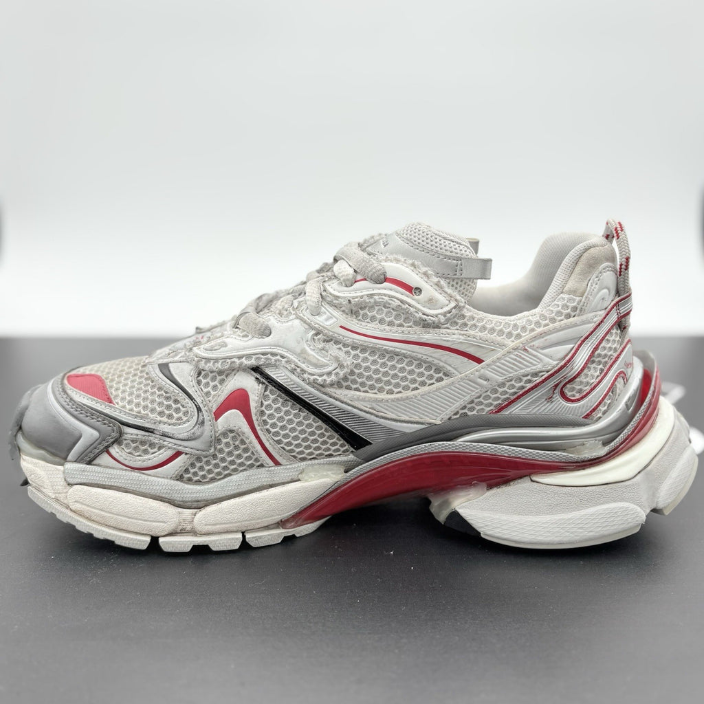 Size 44 (11 US) - Balenciaga Runner 2.0 ' White Grey Red ' | GREAT CONDITION!