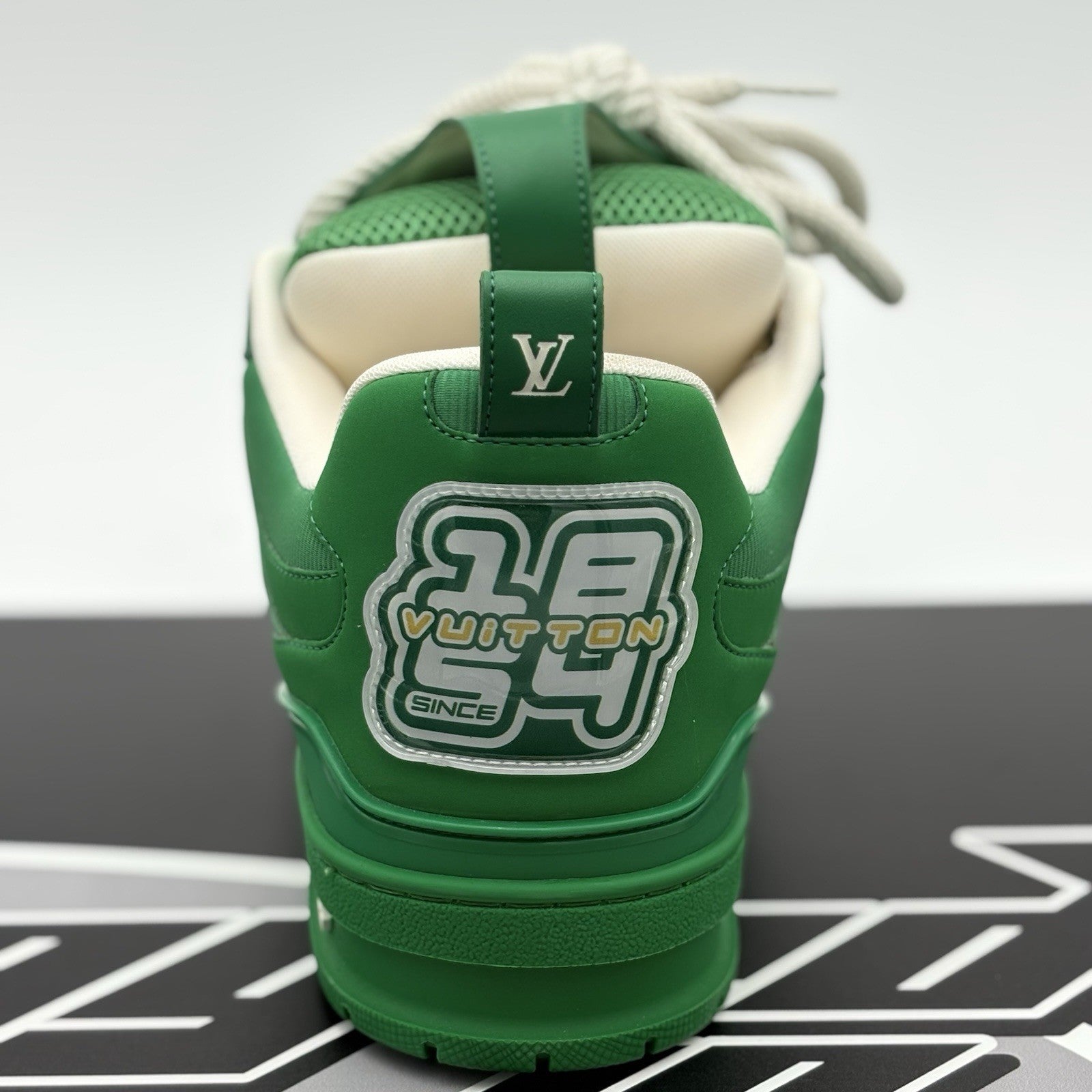 Size 8 LV (9-9.5 US) - Louis Vuitton Skate ' Green White ' | SUPER CLEAN!