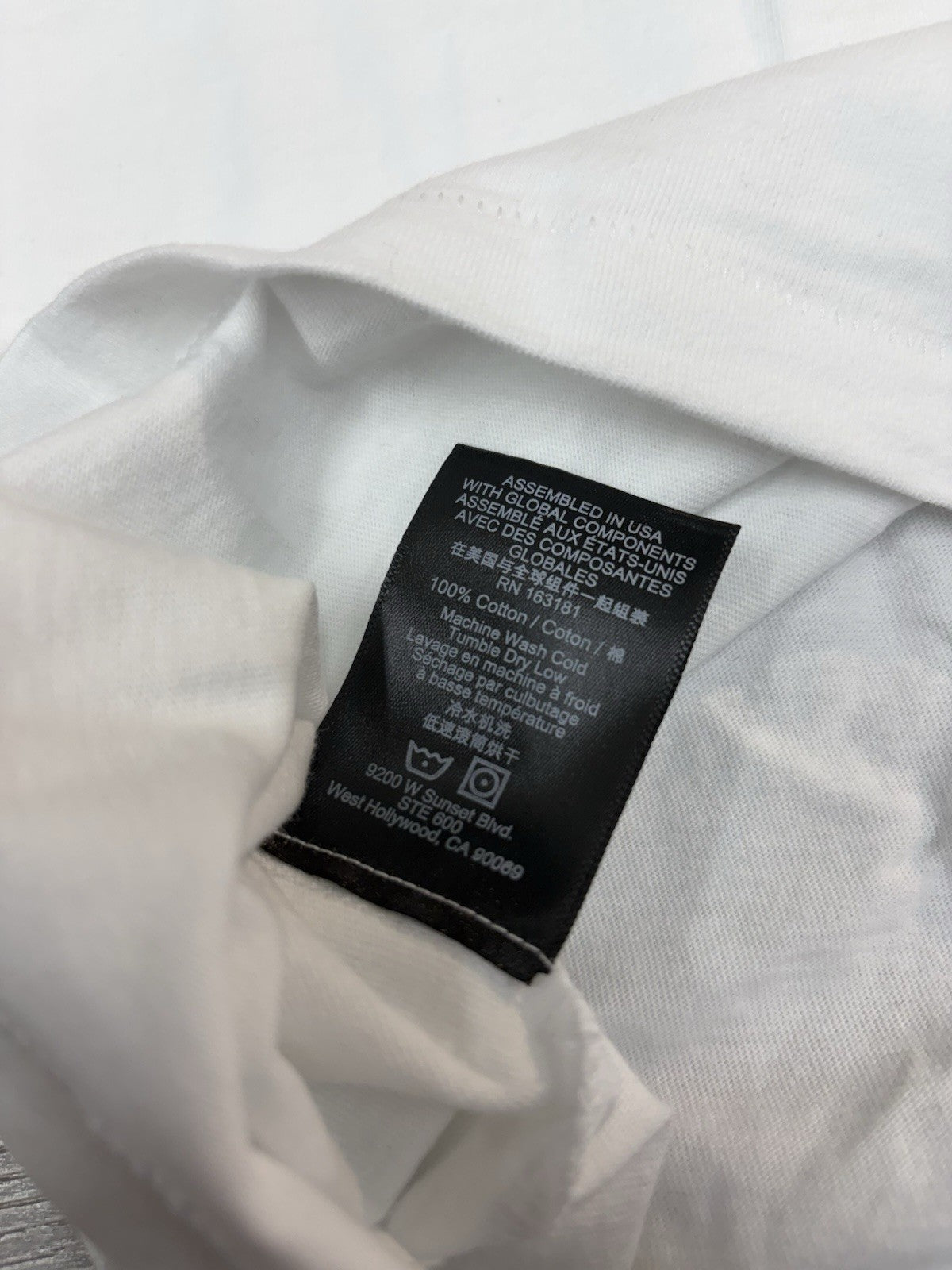 Size Small - Rhude Logo Embroidered Cotton T-Shirt ' Vintage Black ' | NEW!