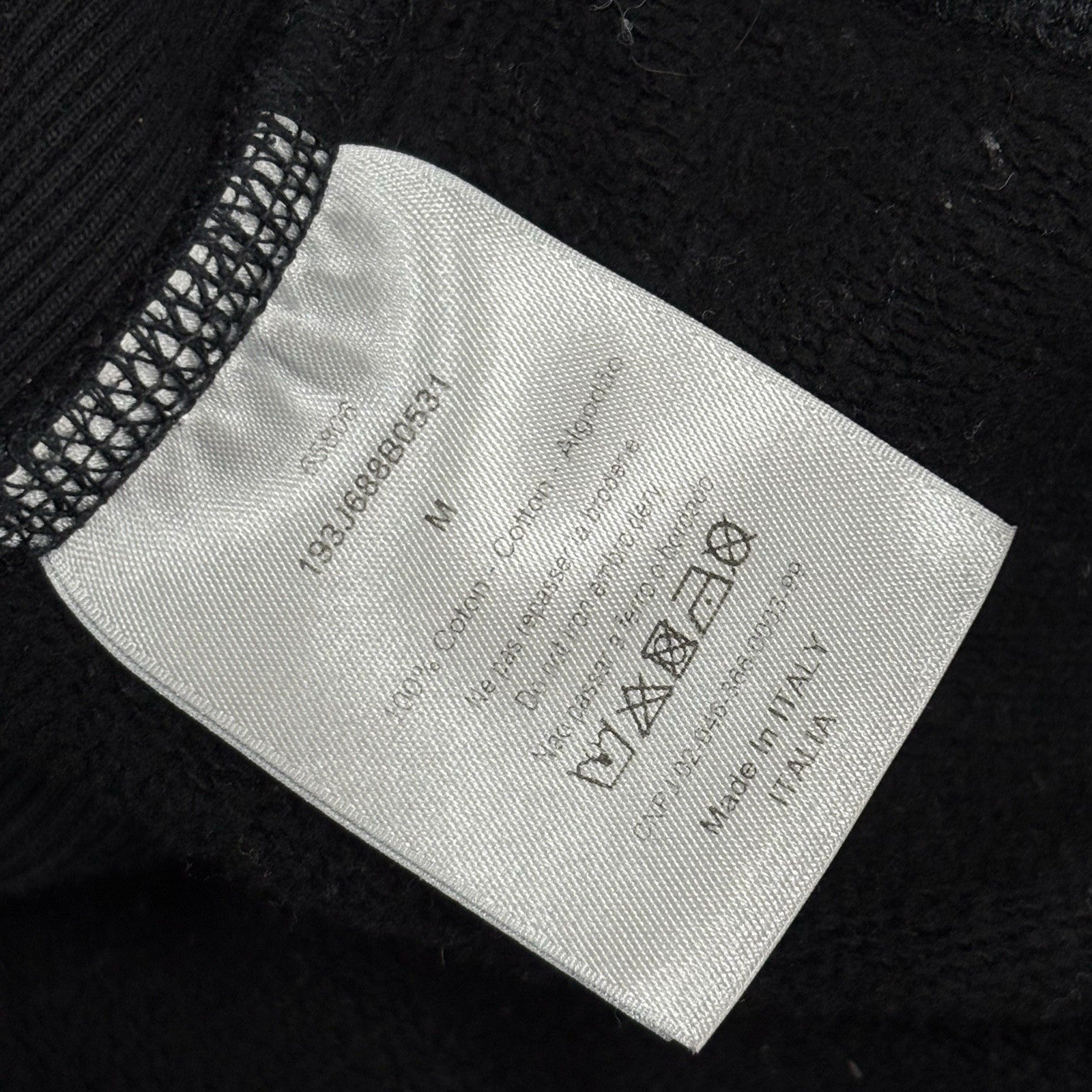 Size Medium - Christian Dior x Kenny Scharf Hoodie ' Black ' | GREAT COND!