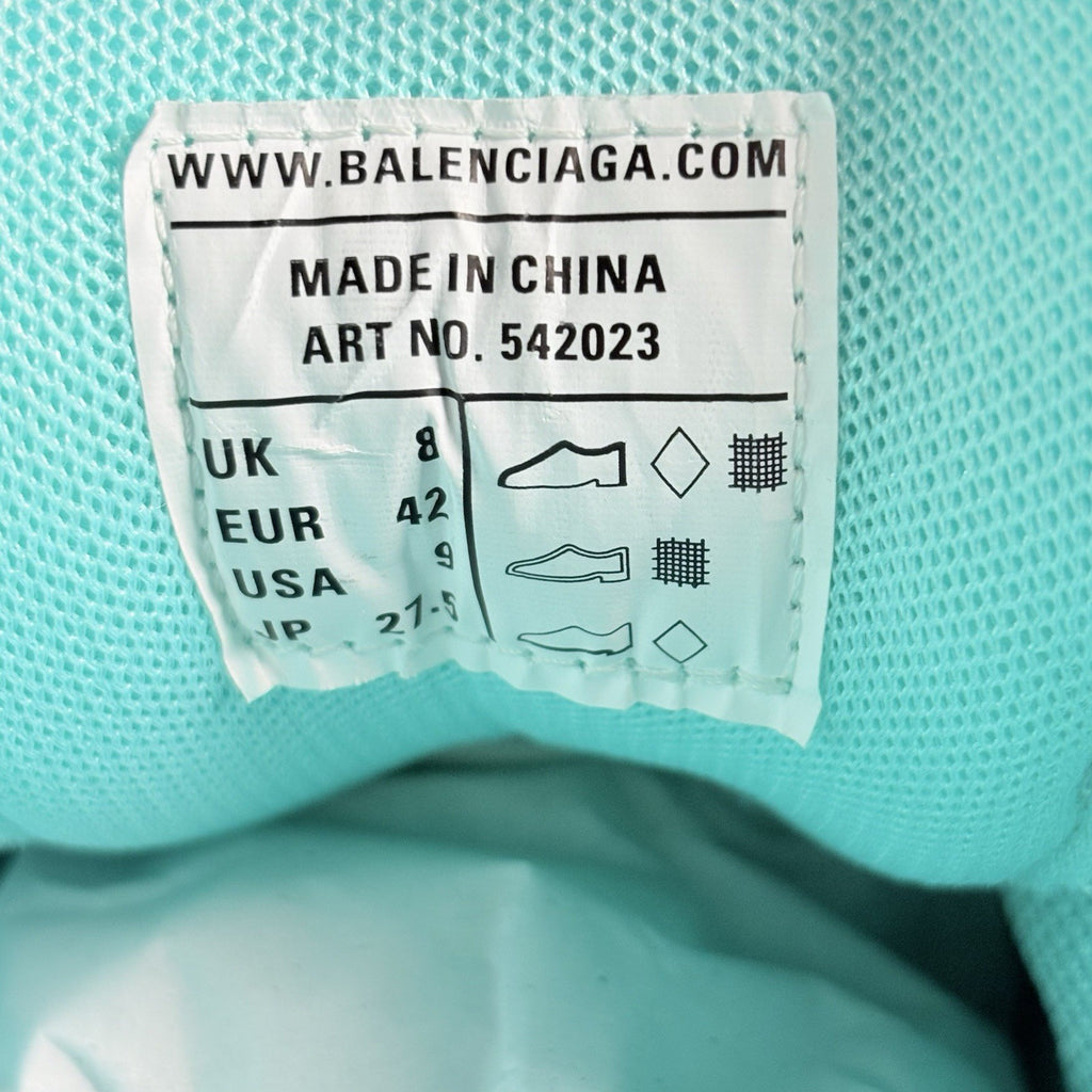 Size 42 (9 US) - Balenciaga Track ' White Yellow Blue ' | BRAND NEW!