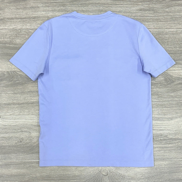 Cotton Damier Pocket T-Shirt Lavender — photo 5
