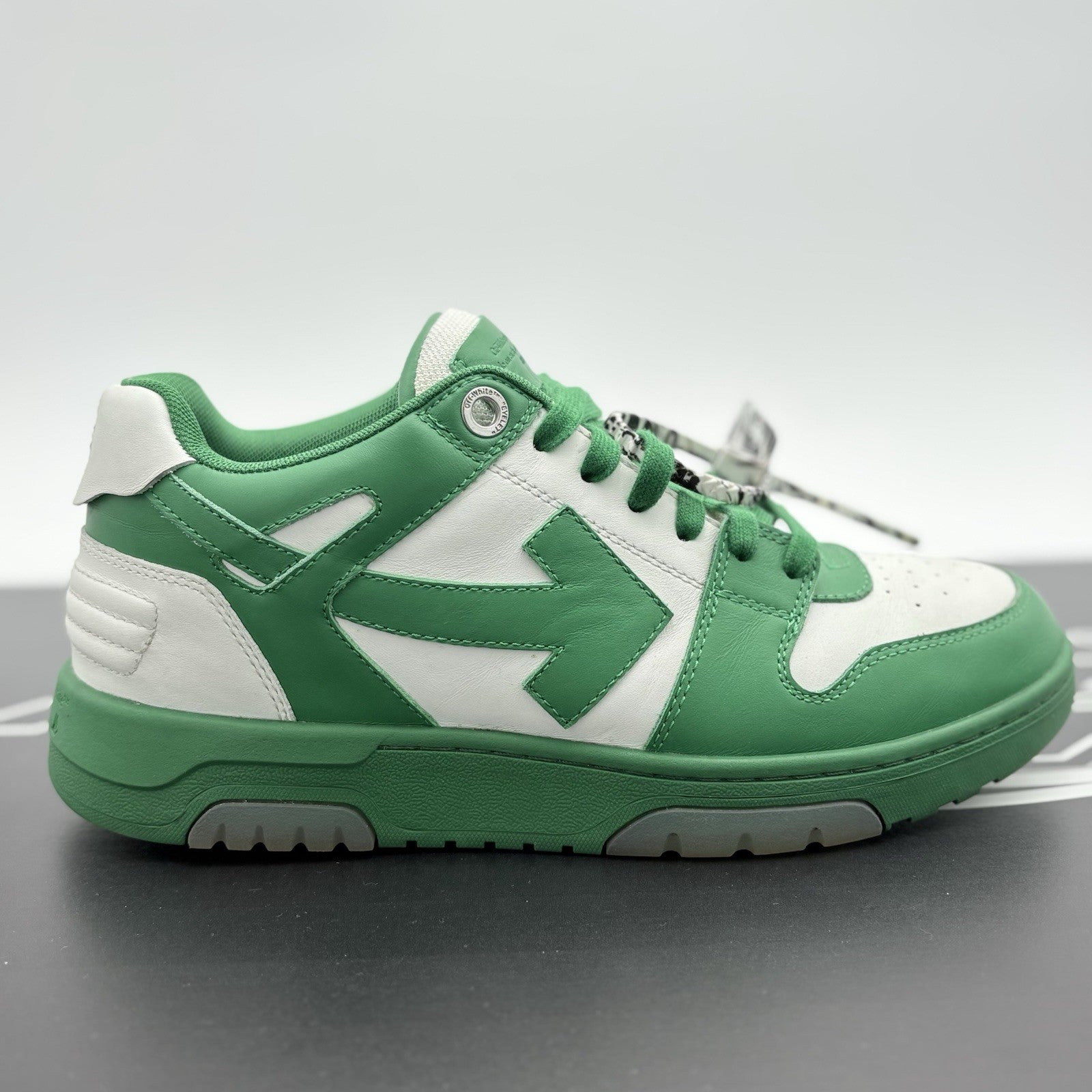 Size 42 (9 US) Off-White Out of Office ' Green White ' | GREAT CONDITION!