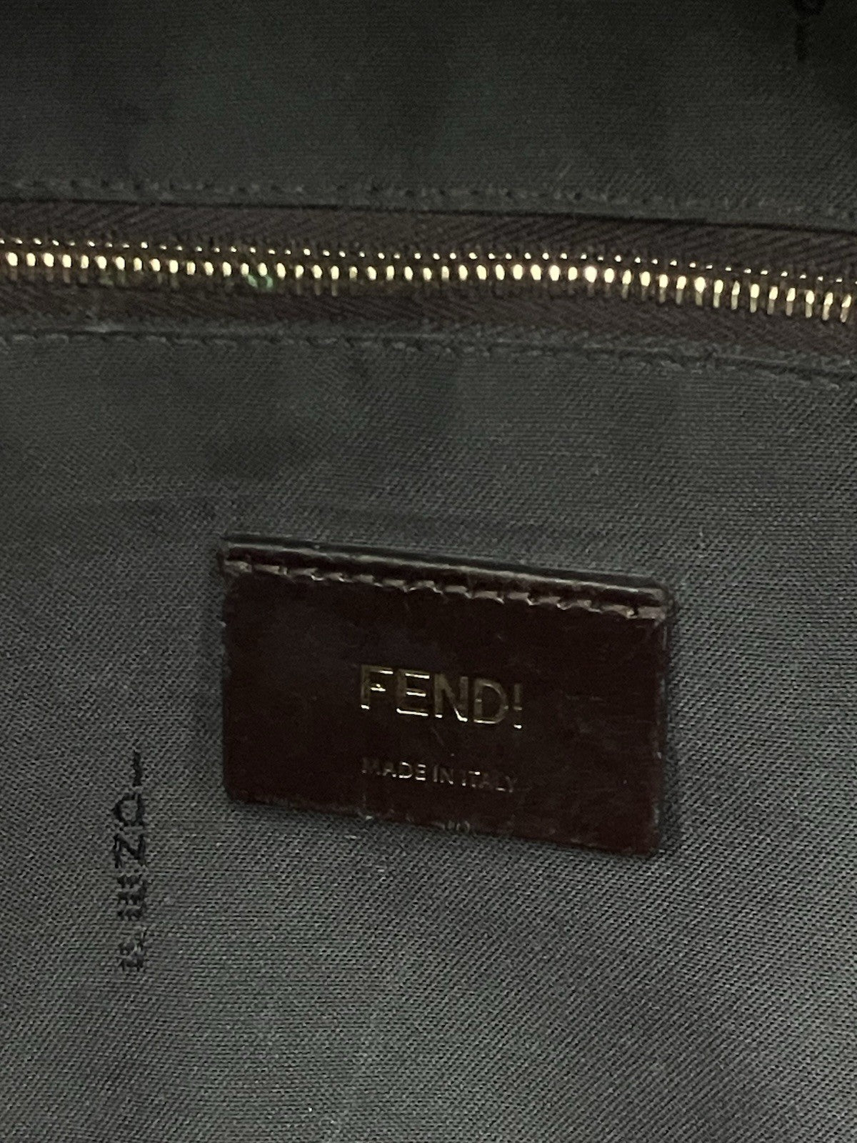Fendi x Fila Brown Zucca Coated Canvas Mania Backpack