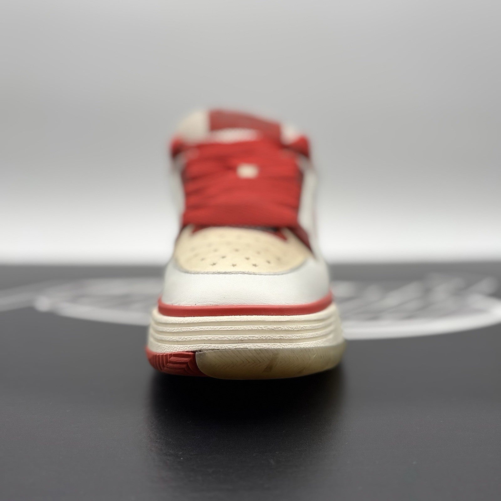 Size 42 (9 US) Amiri MA-1 ' White, Red ' | GOOD CONDITION!
