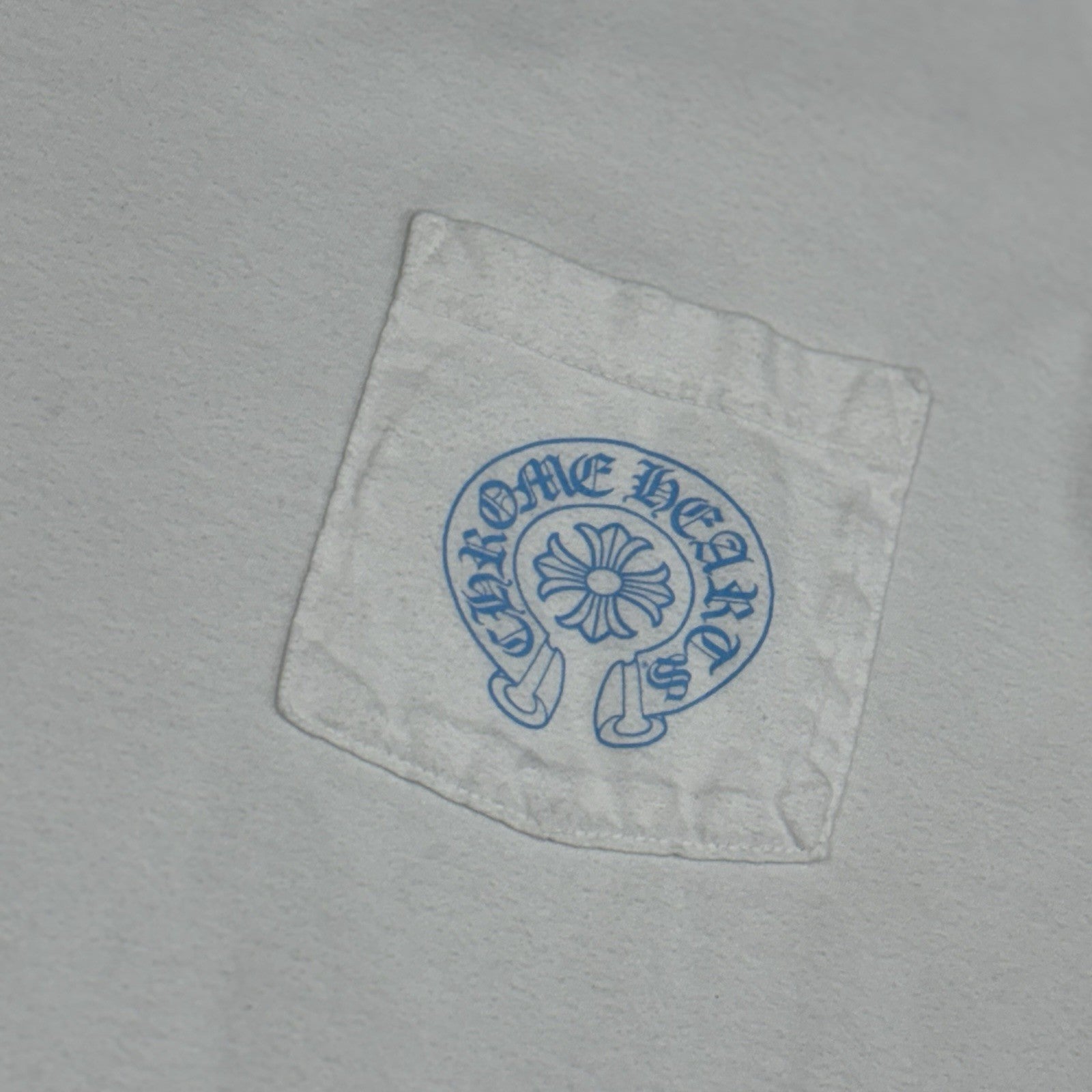 Size XL - Chrome Hearts St. Barth Collar Print T-Shirt ' White Blue '
