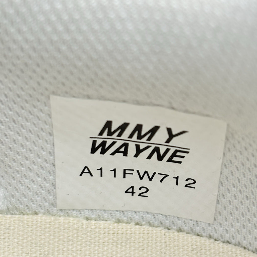 Size 42 (9 US) Maison Mihara Yasuhiro Leather Low Top ' White ' | SUPER CLEAN!