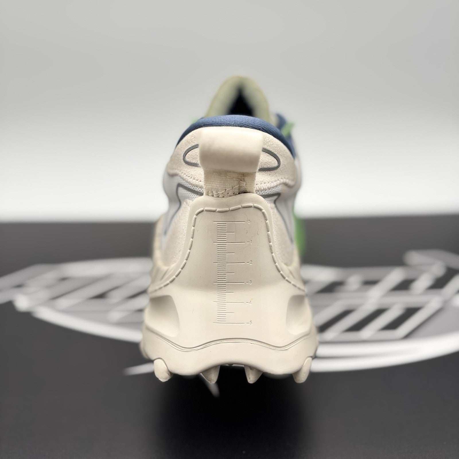 Size 45 (12 US) Off-White ODSY-1000 ' White, Green Spray Paint ' | GREAT!