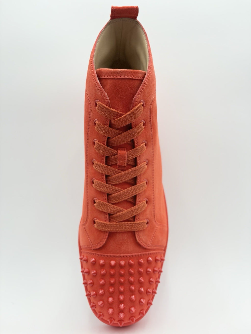 Size 45.5 (12.5 US) - Christian Louboutin Spikes ' Orange ' | BRAND NEW!