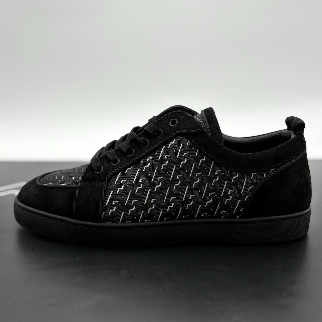 Size 45.5 (12.5 US) Christian Louboutin Rantulow Orlato Flat ' Black ' EXCELLENT