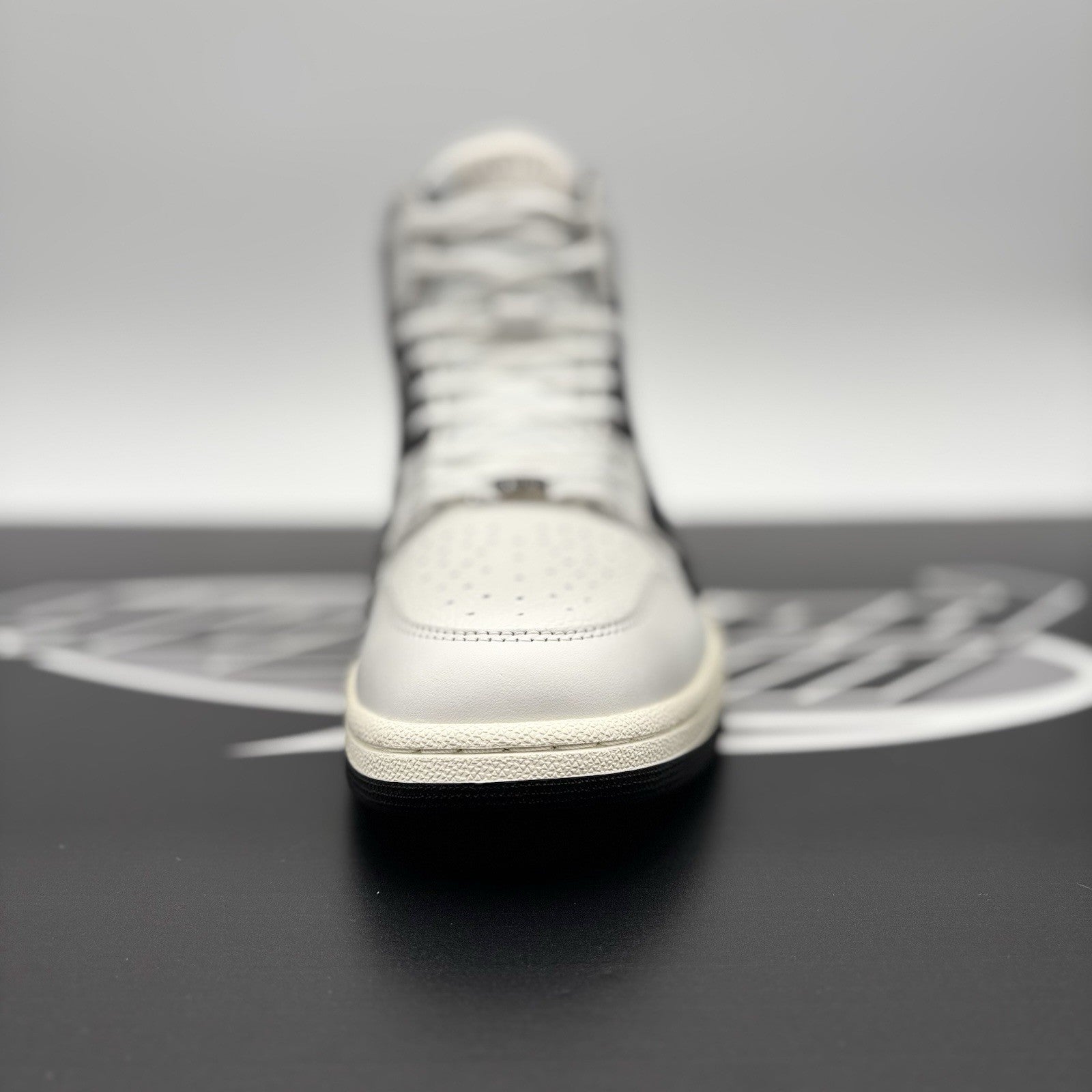Size 42 (US 9) - Amiri Skel High Top Sneakers ' Black, White ' | NEW!