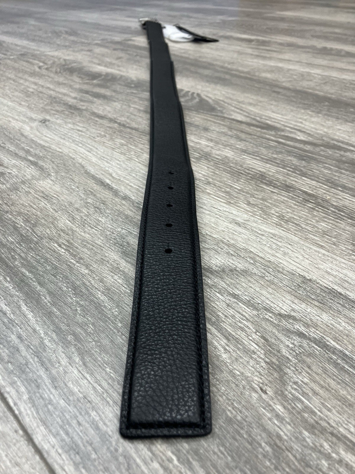 Amiri Core Logo Buckle ' Black/Black/Gold-Tone ' Belt | BRAND NEW! | SIZE 95