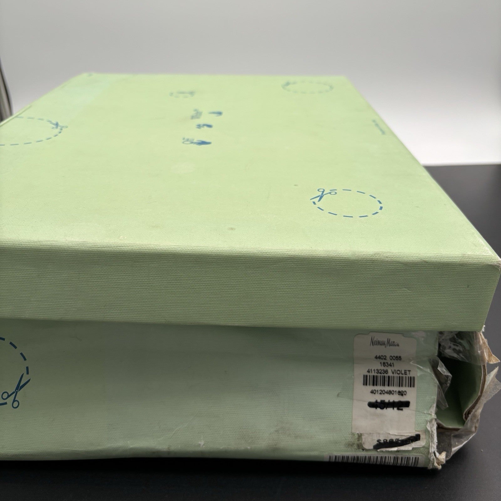 Size 45 (12 US) Off-White ODSY-1000 ' White, Green Spray Paint ' | GREAT!