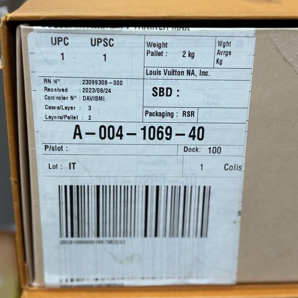 Size 7 LV (8-8.5 US) - Louis Vuitton Maxi ' Orange White ' | SUPER CLEAN!