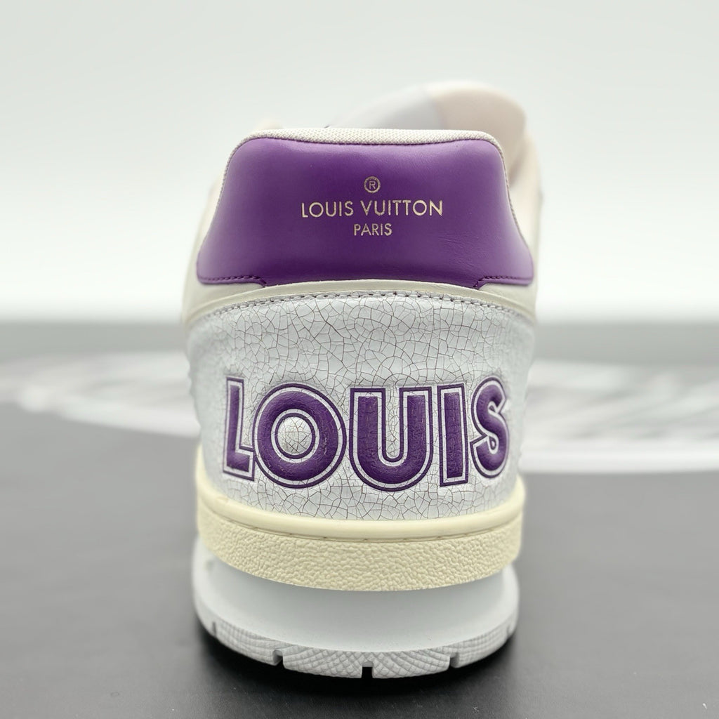 Size 12 LV (13-13.5 US) Louis Vuitton Strap Trainer ' Purple ' | SUPER CLEAN!