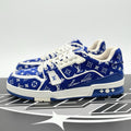 Size 8 LV (9-9.5 US) - Louis Vuitton Trainer ' Blue Monogram ' | SUPER CLEAN!