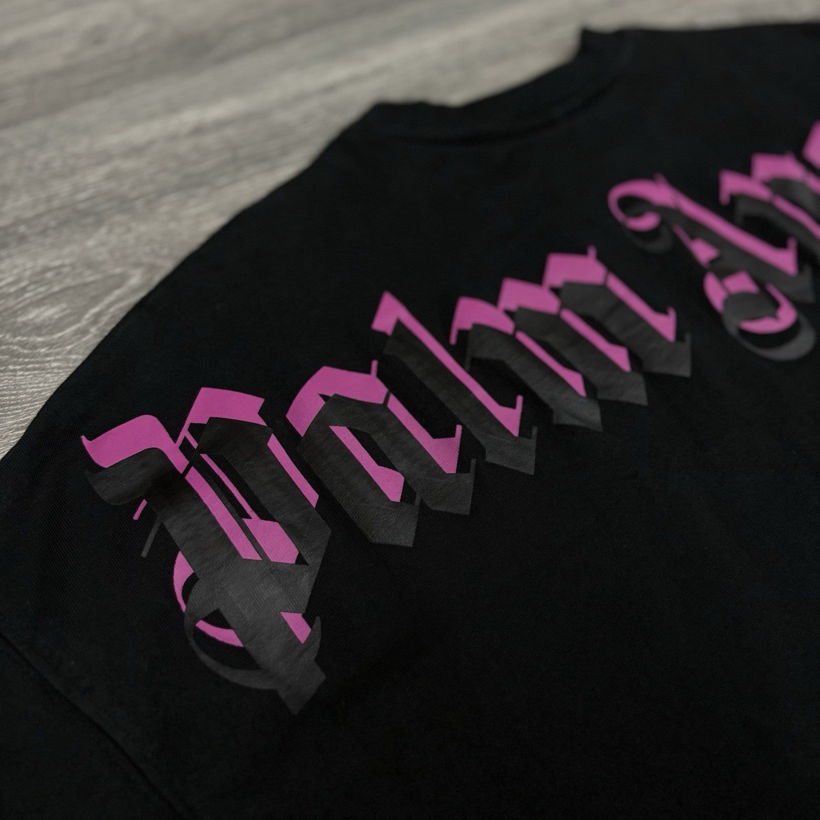 Size Large - Palm Angels Logo Tee ' Pink Fuchsia ' | GOOD CONDITION!