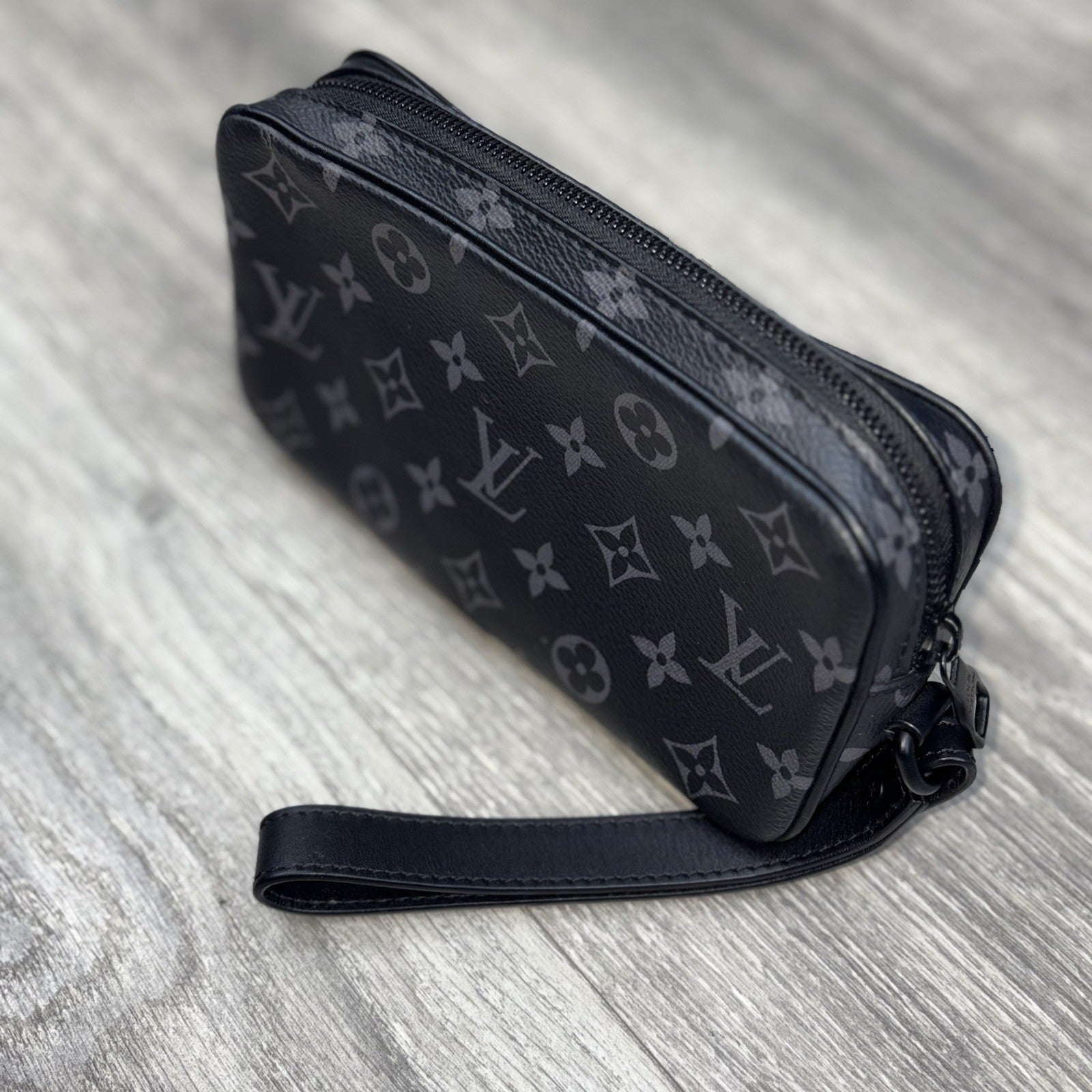 Louis Vuitton Pochette Volga Monogram Eclipse ' Black ' | SUPER CLEAN!