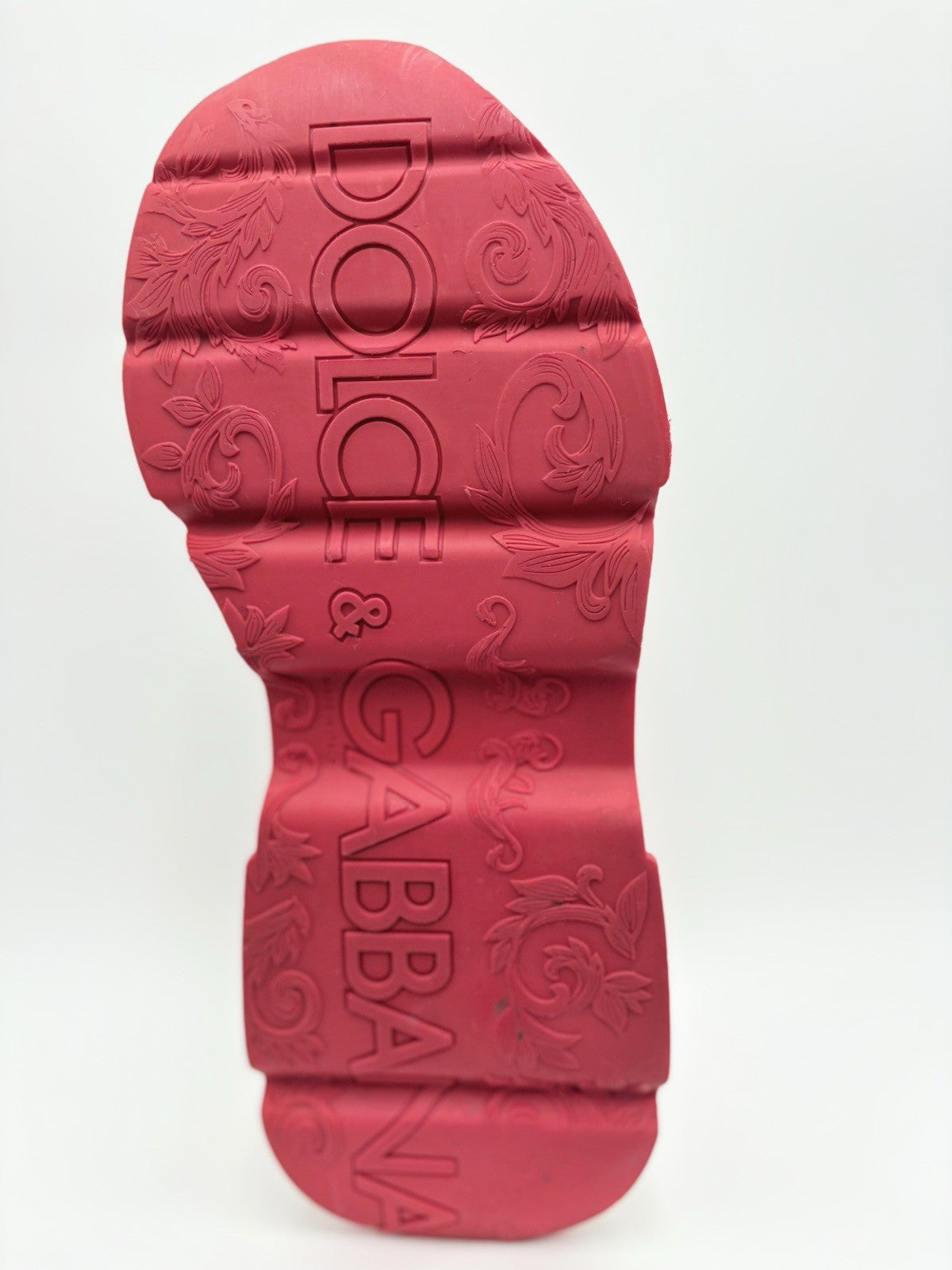 Size 10 UK (11 US) - Dolce Gabbana Daymaster ' White Red ' | GOOD CONDITION!