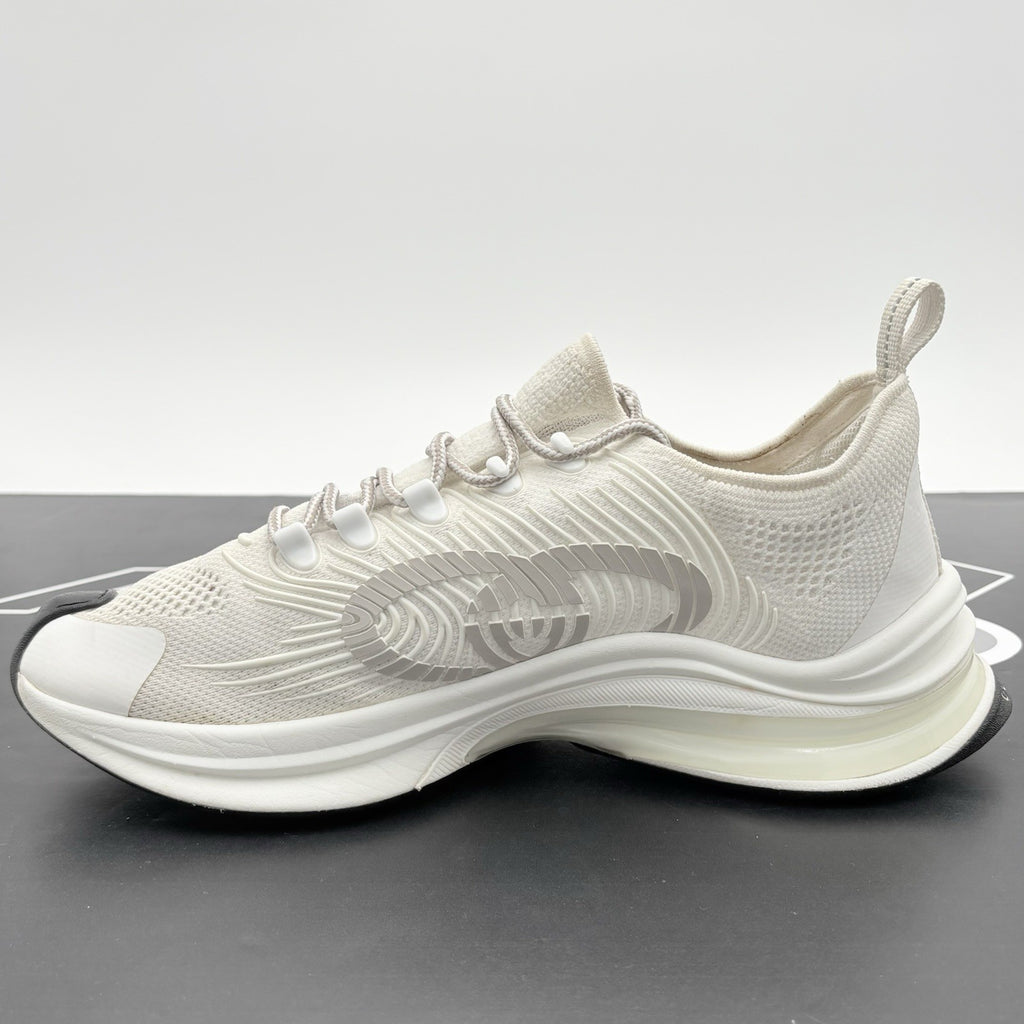 Size 8.5 G (9 US) Gucci Interlocking G Run Sneaker ' White ' | EXCELLENT COND!